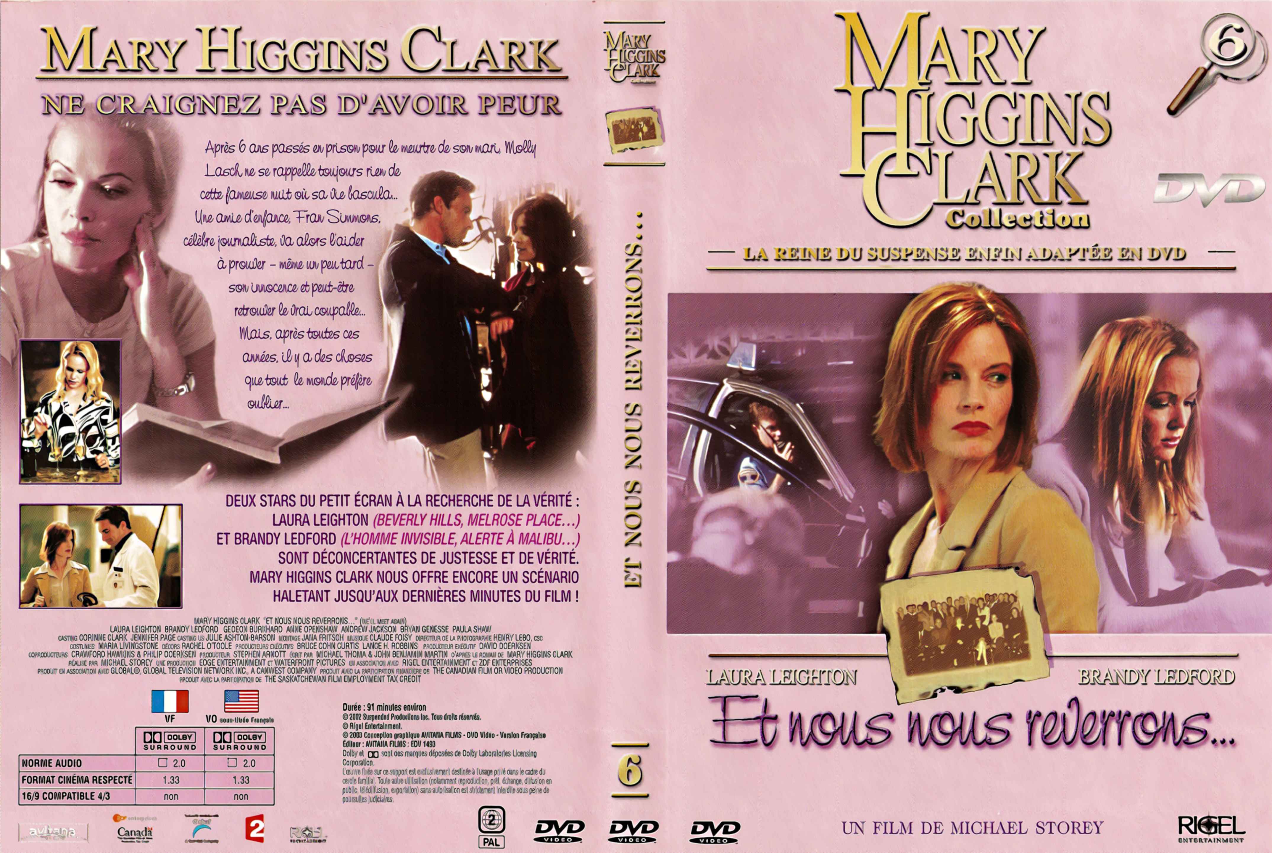 Jaquette DVD Mary Higgins Clark vol 06 - Et nous nous reverrons