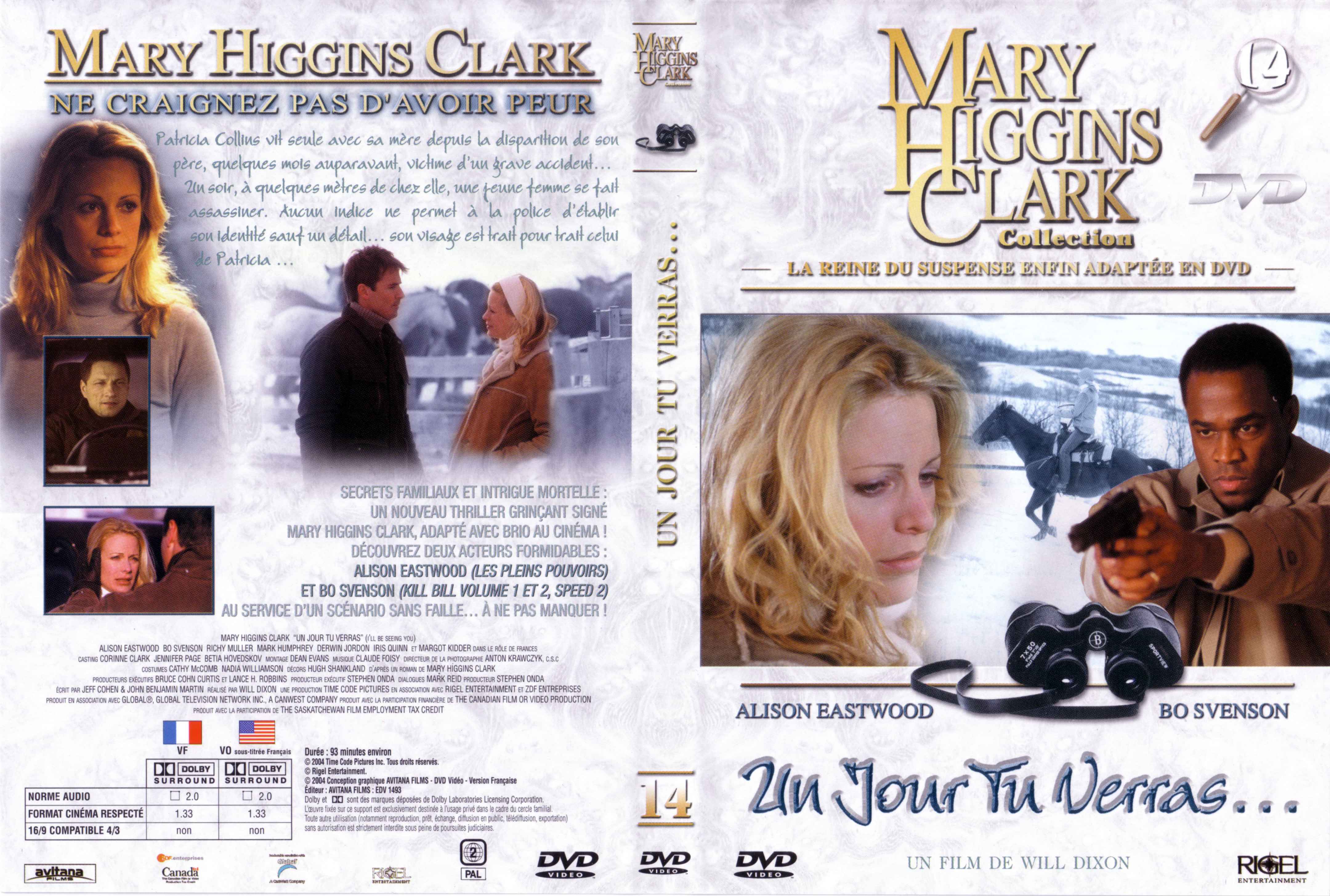 Jaquette DVD de Mary Higgins Clark vol 14 - Un jour tu verras - Cinéma Passion