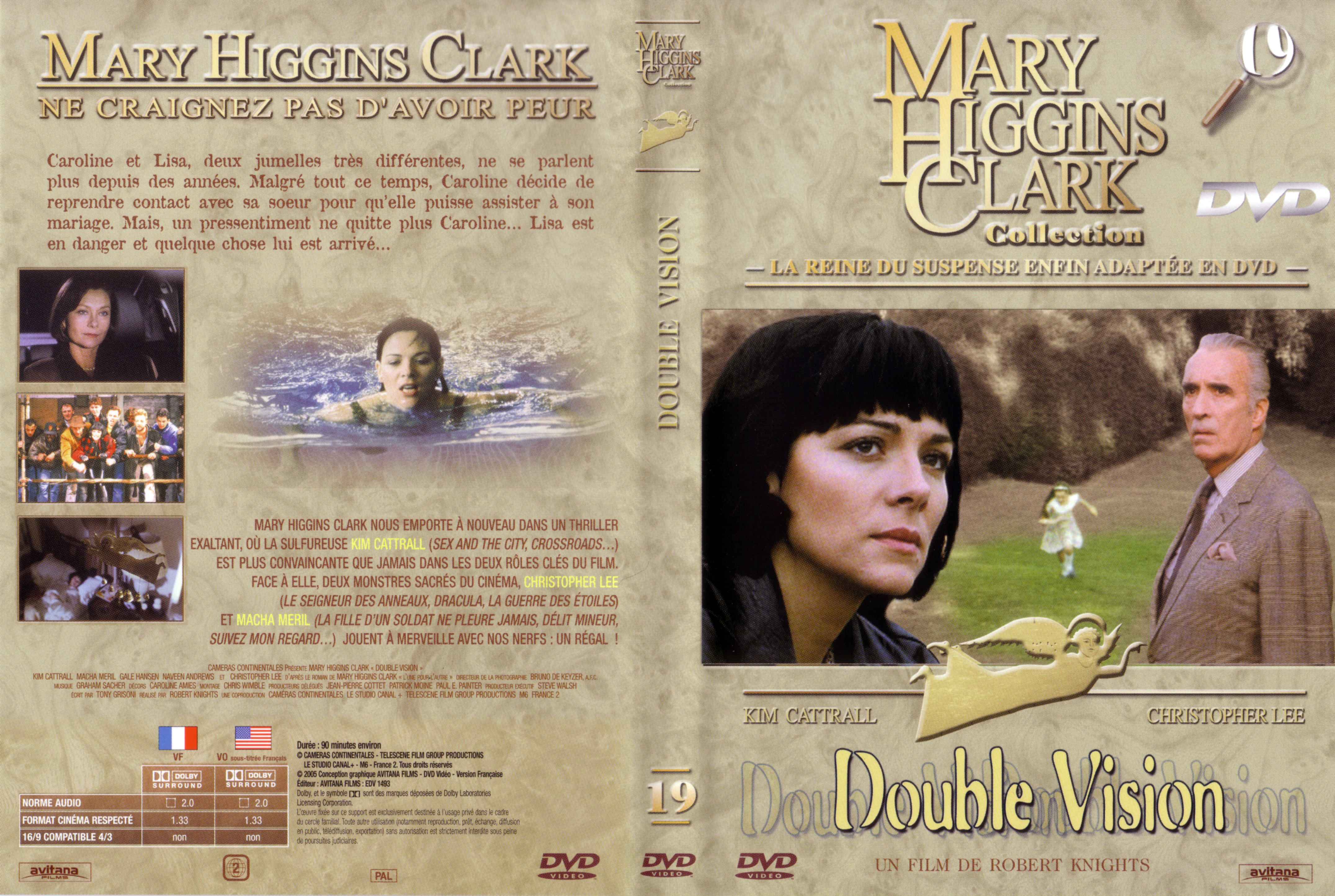 Jaquette DVD de Mary Higgins Clark vol 19 - Double vision - Cinéma Passion
