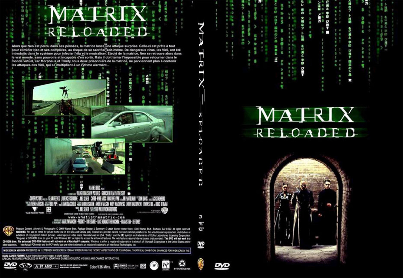 Jaquette DVD Matrix reloaded - SLIM