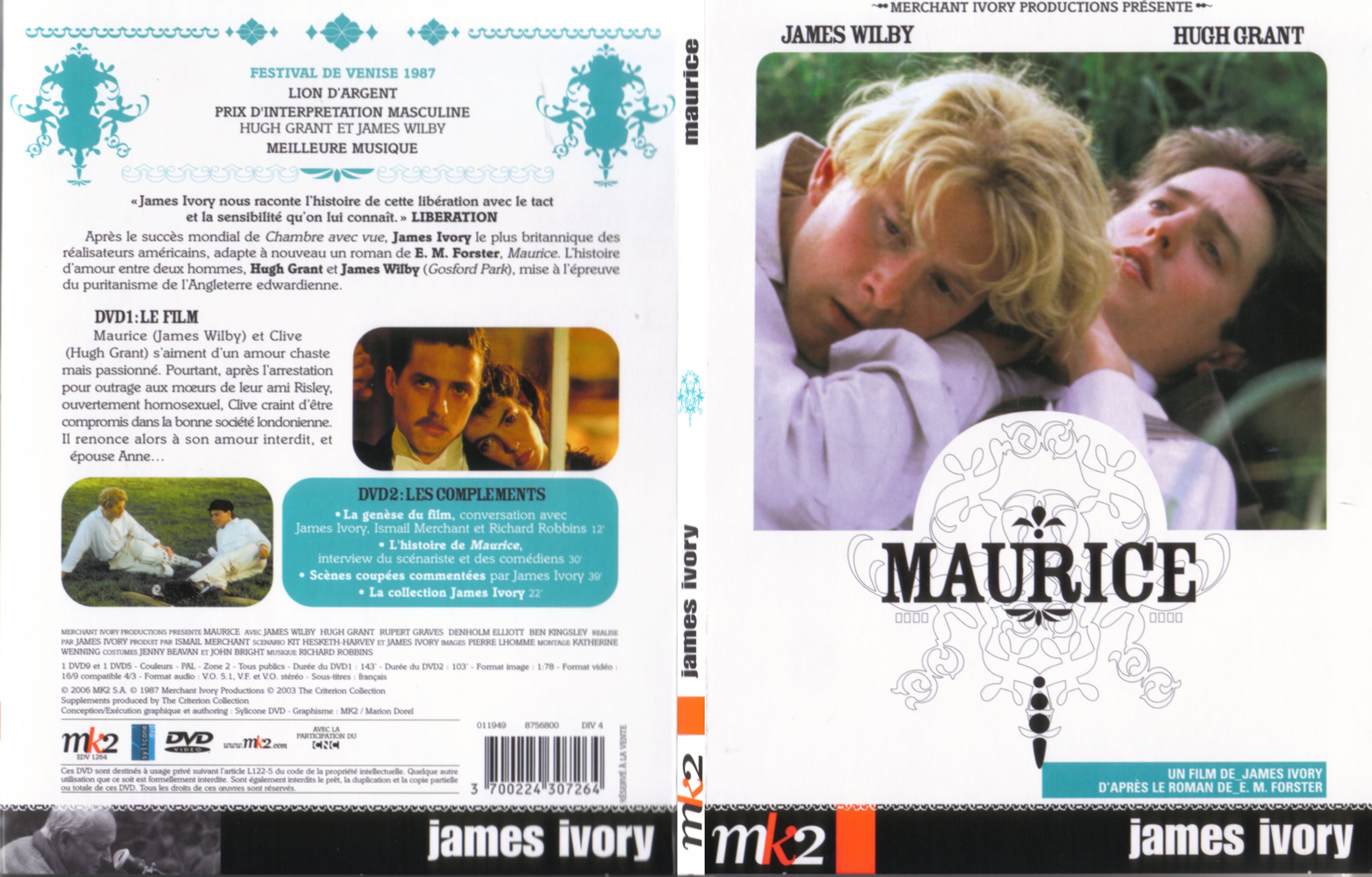 Jaquette DVD Maurice - SLIM