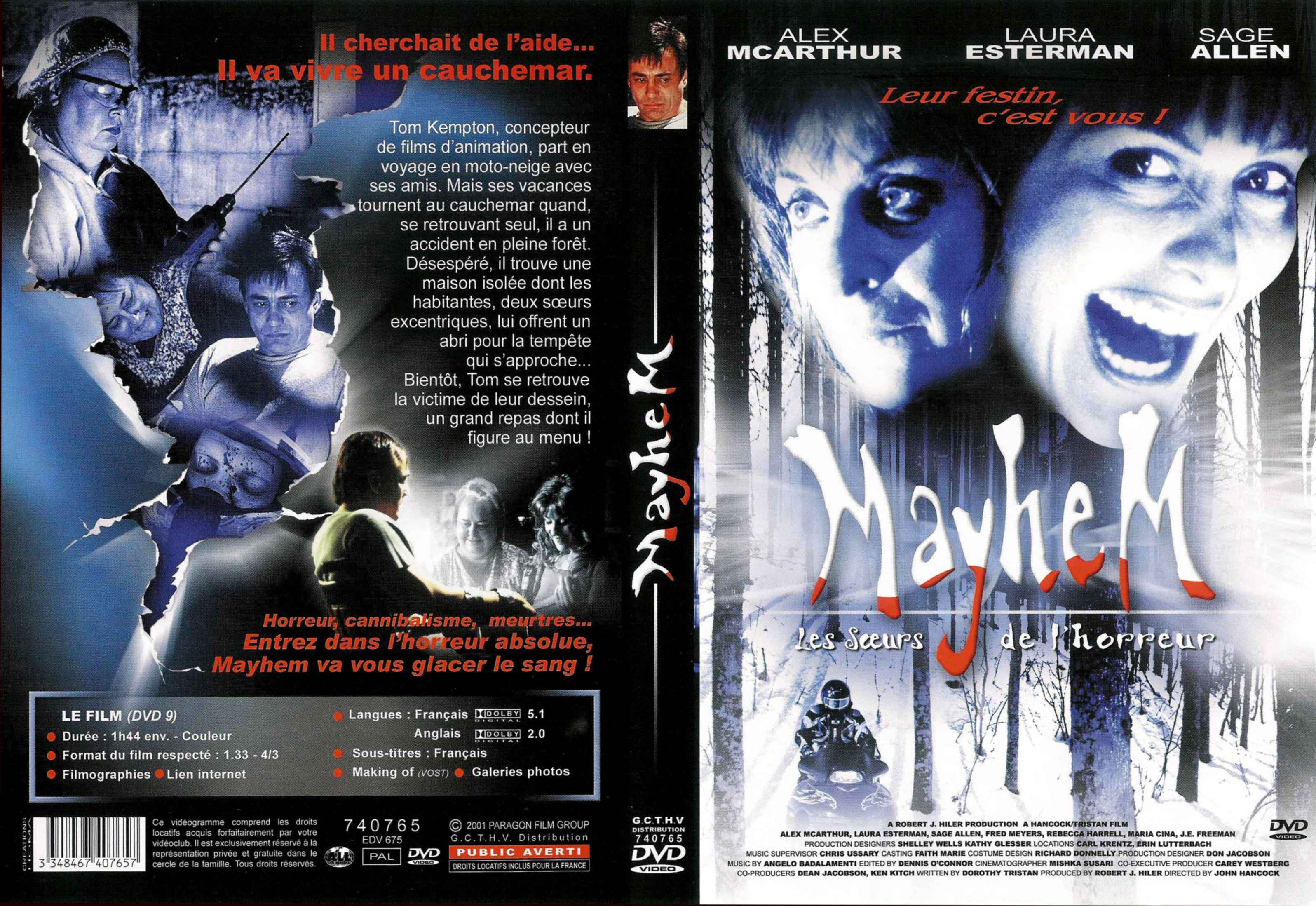 Jaquette DVD Mayhem
