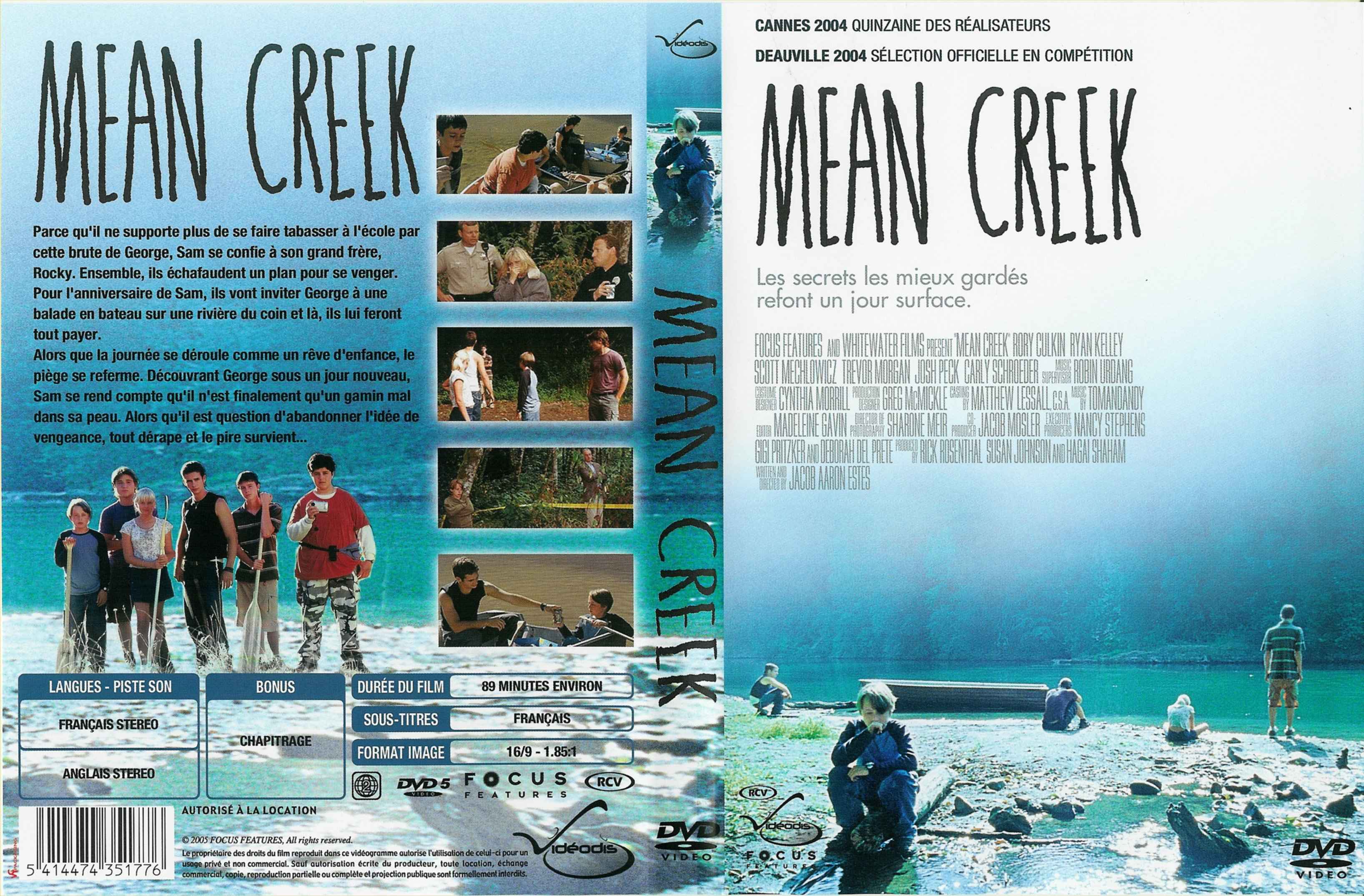 Jaquette DVD Mean Creek