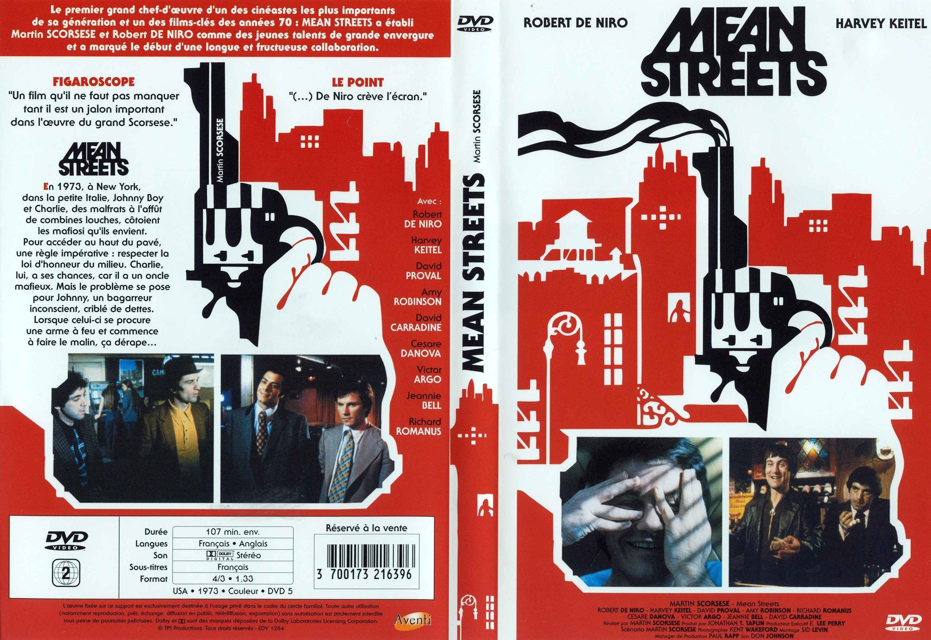 Jaquette DVD Mean streets