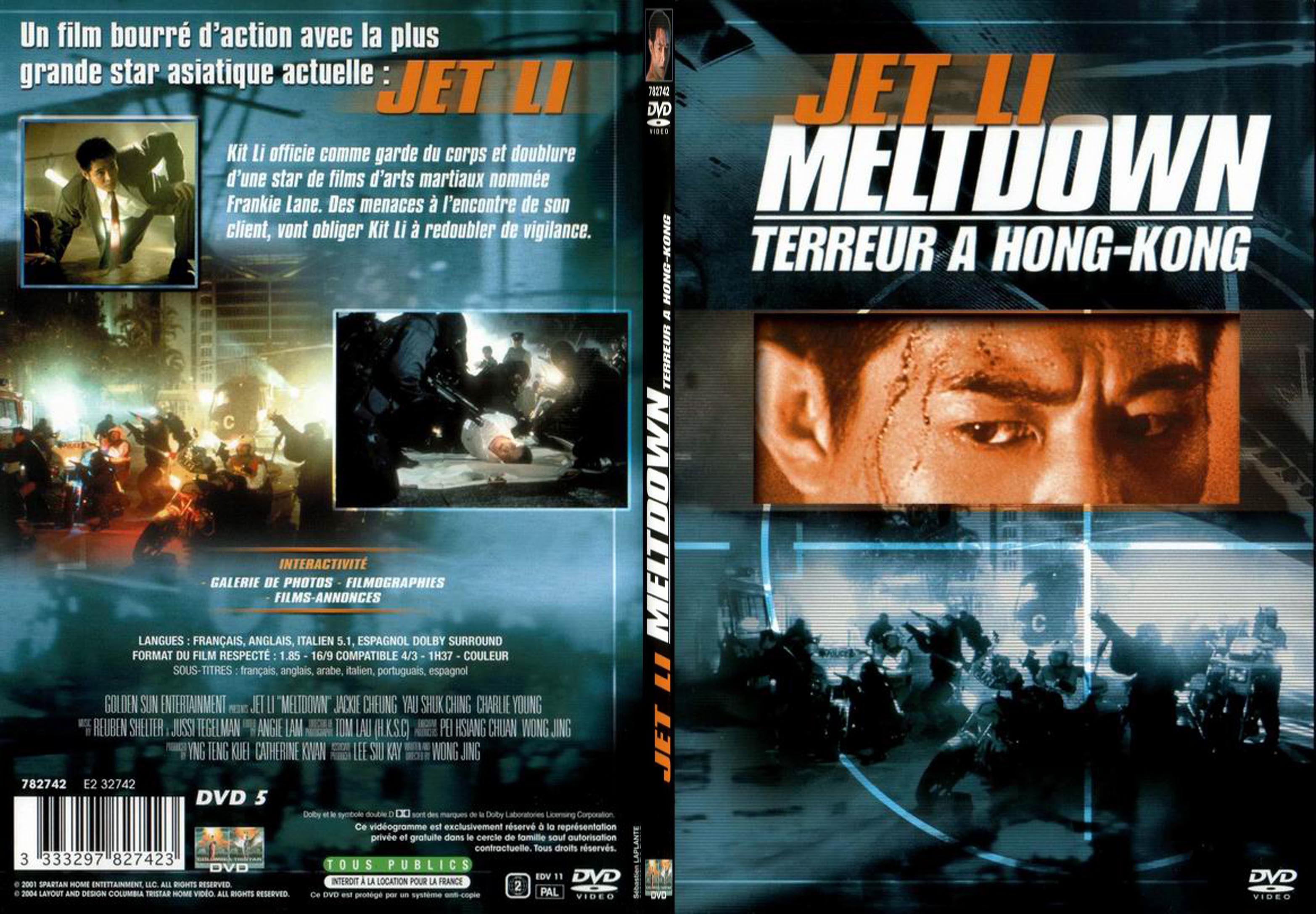 Jaquette DVD Meltdown - SLIM