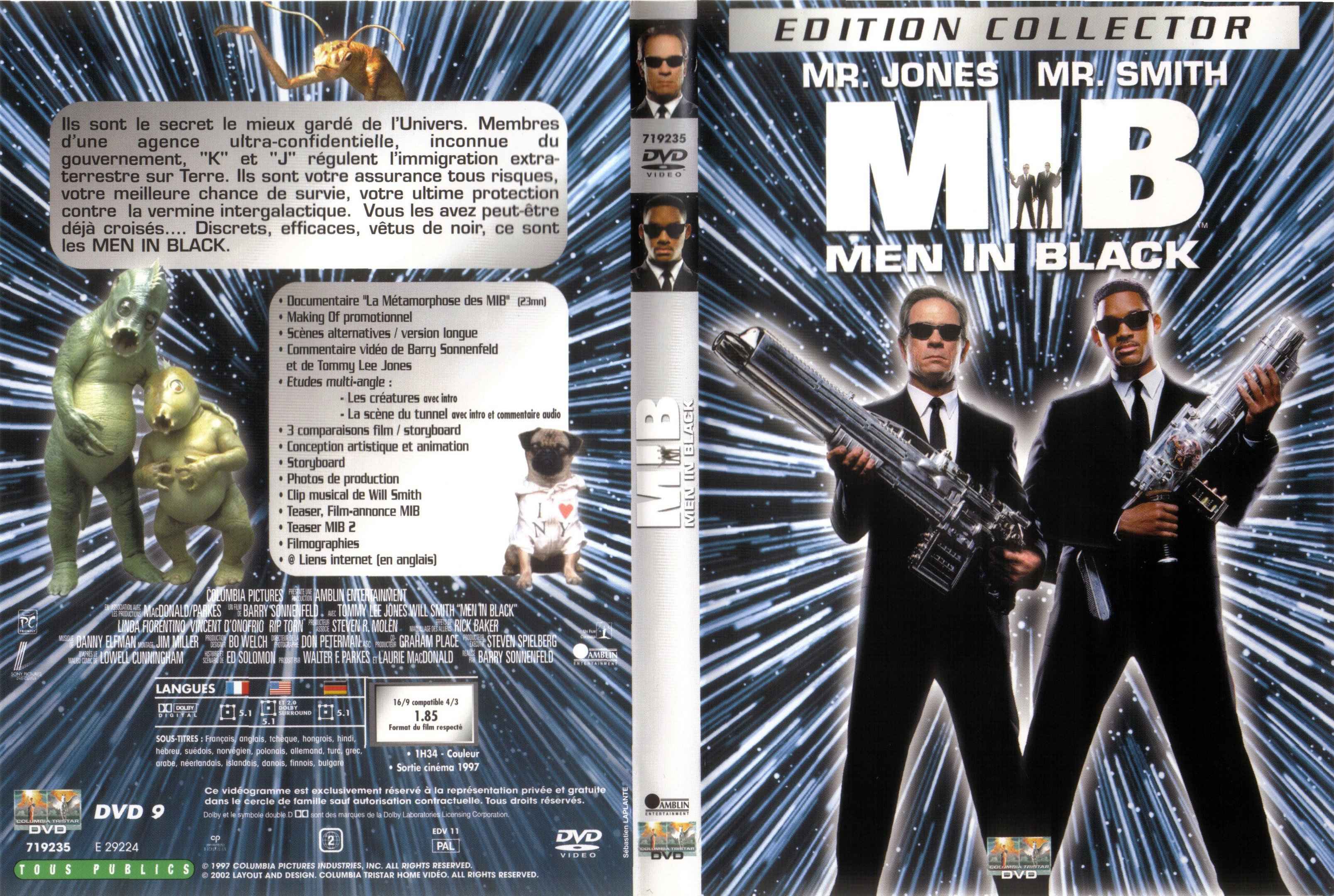 Jaquette DVD Men in black