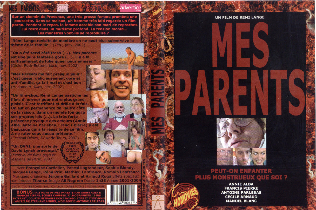 Jaquette DVD Mes parents