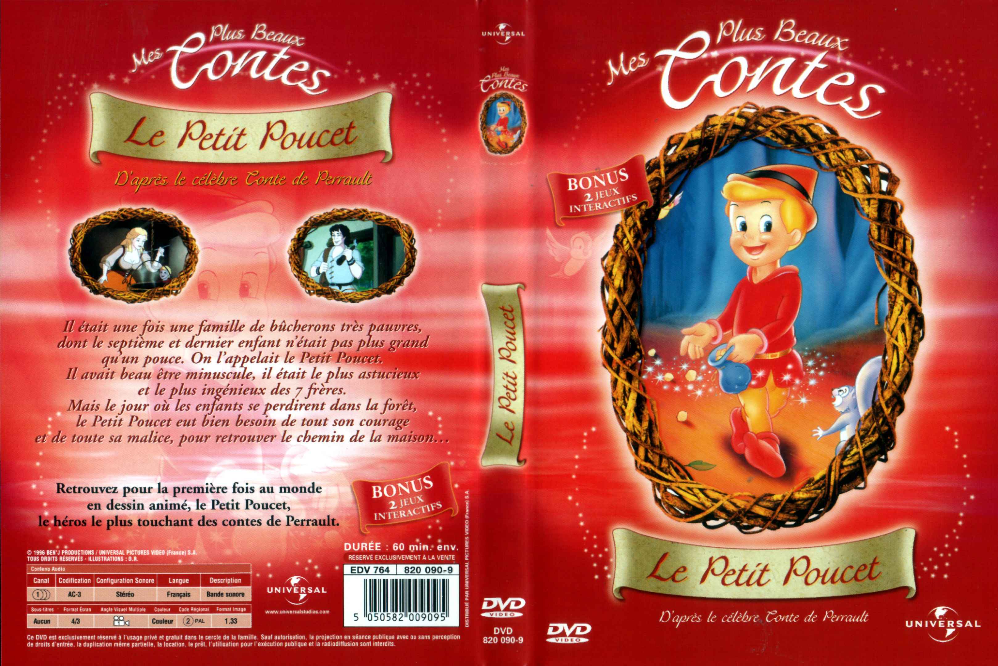 Jaquette DVD Mes plus beaux contes - Le petit poucet