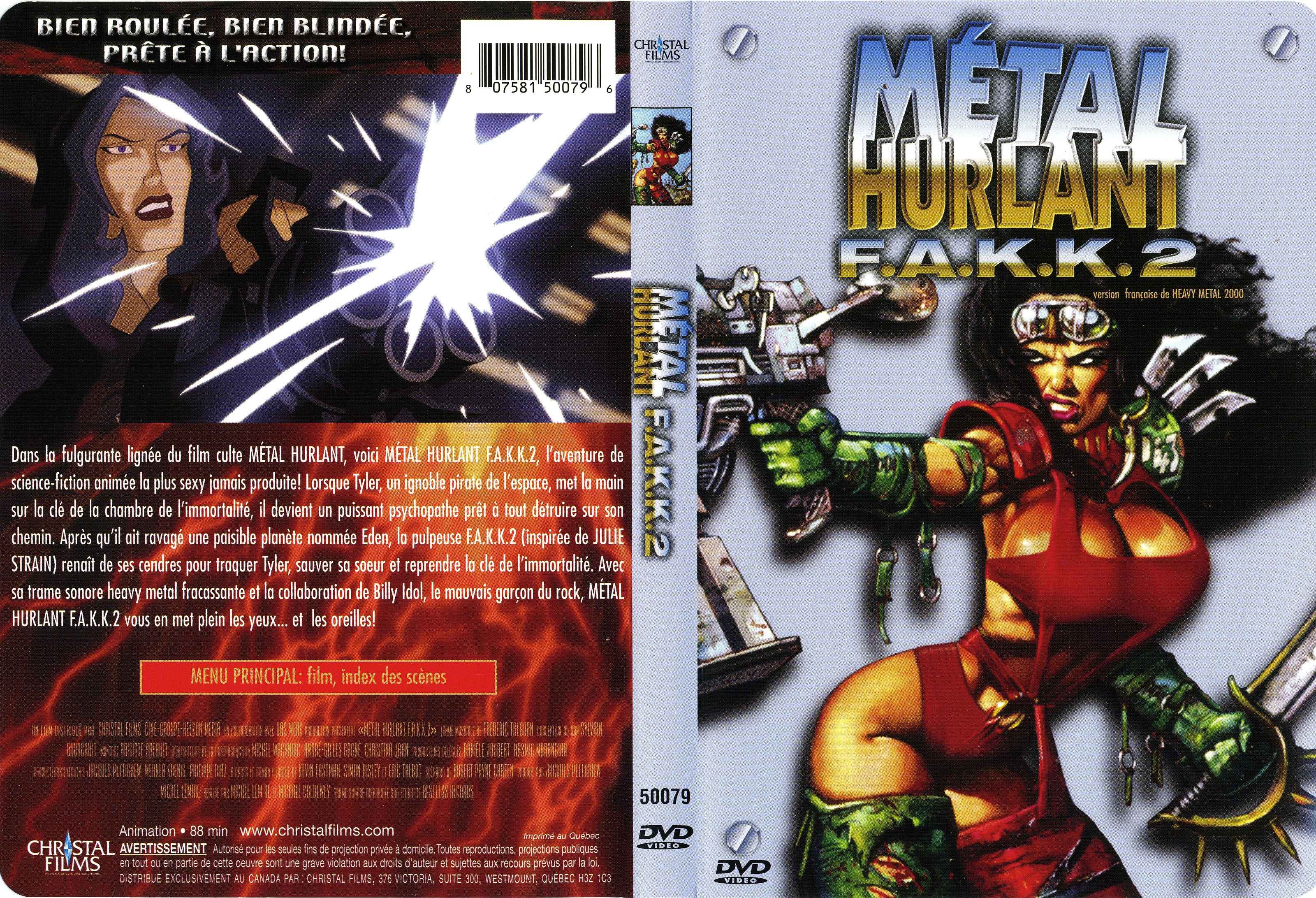 Jaquette DVD Metal hurlant FAKK2