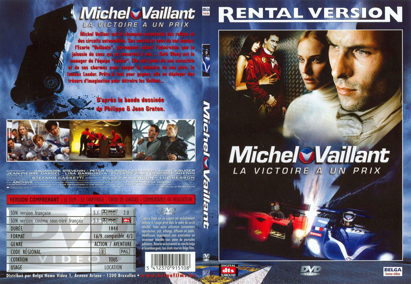 Jaquette DVD Michel Vaillant - SLIM