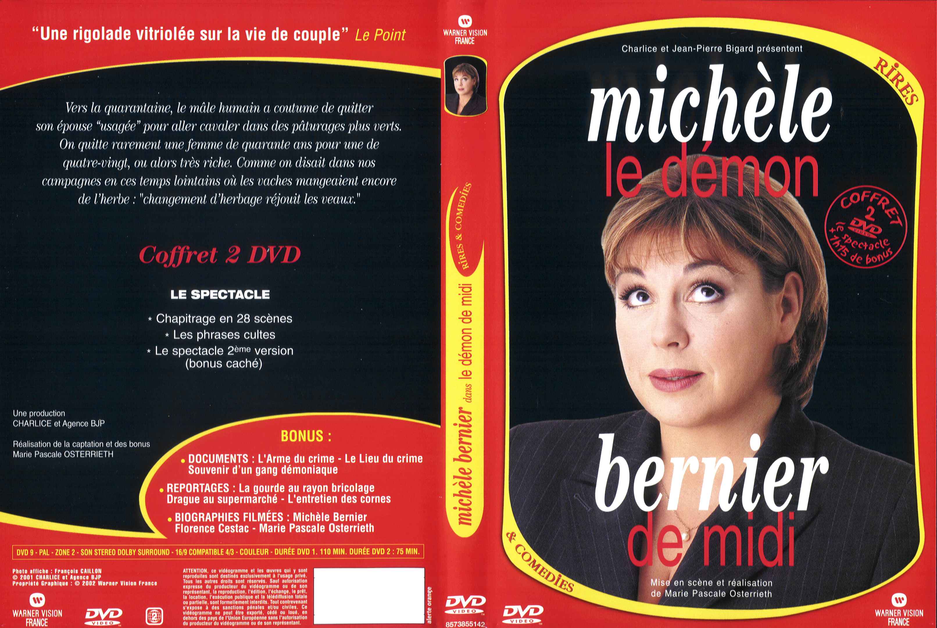 Jaquette DVD Michle Bernier le dmon de midi