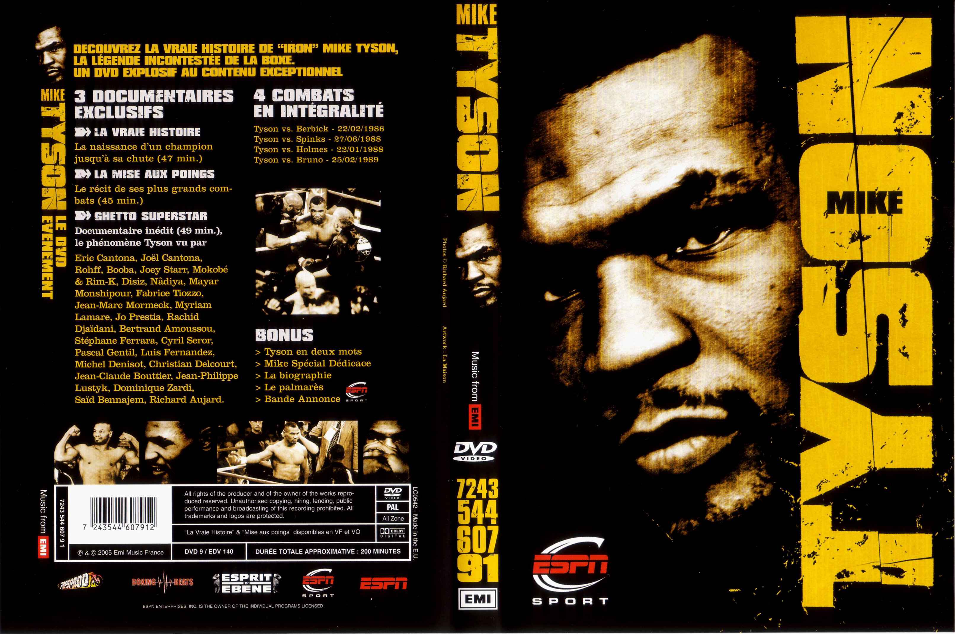 Jaquette DVD Mike Tyson