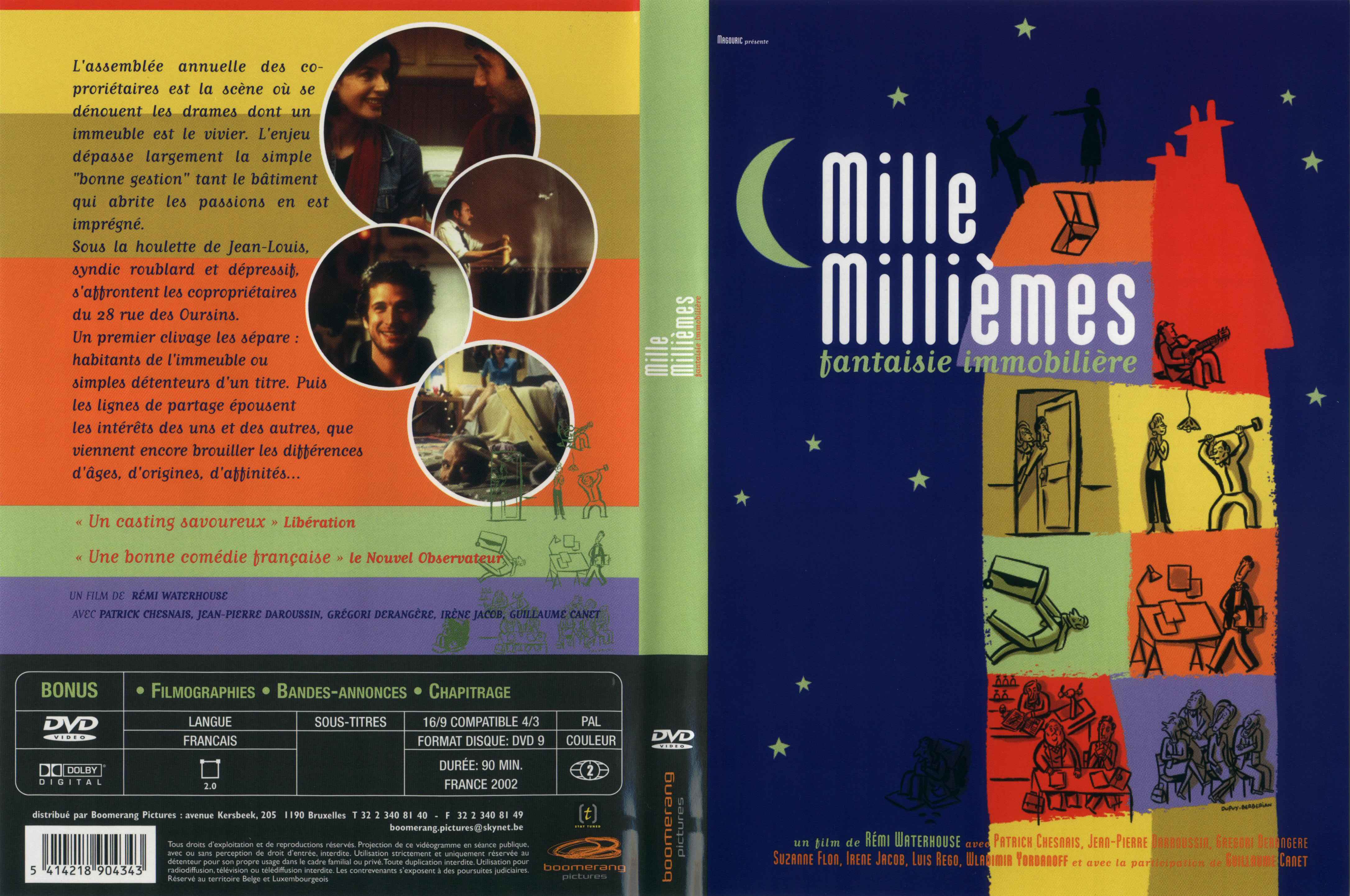 Jaquette DVD Mille millimes