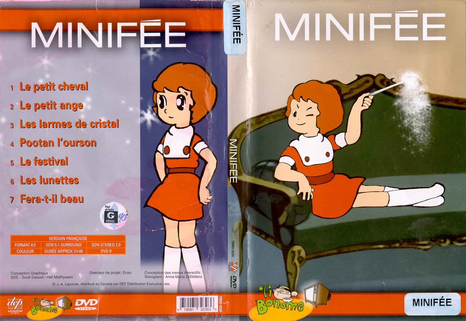 Jaquette DVD Minife vol 1