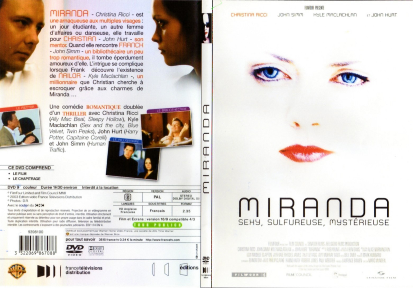 Jaquette DVD Miranda - SLIM