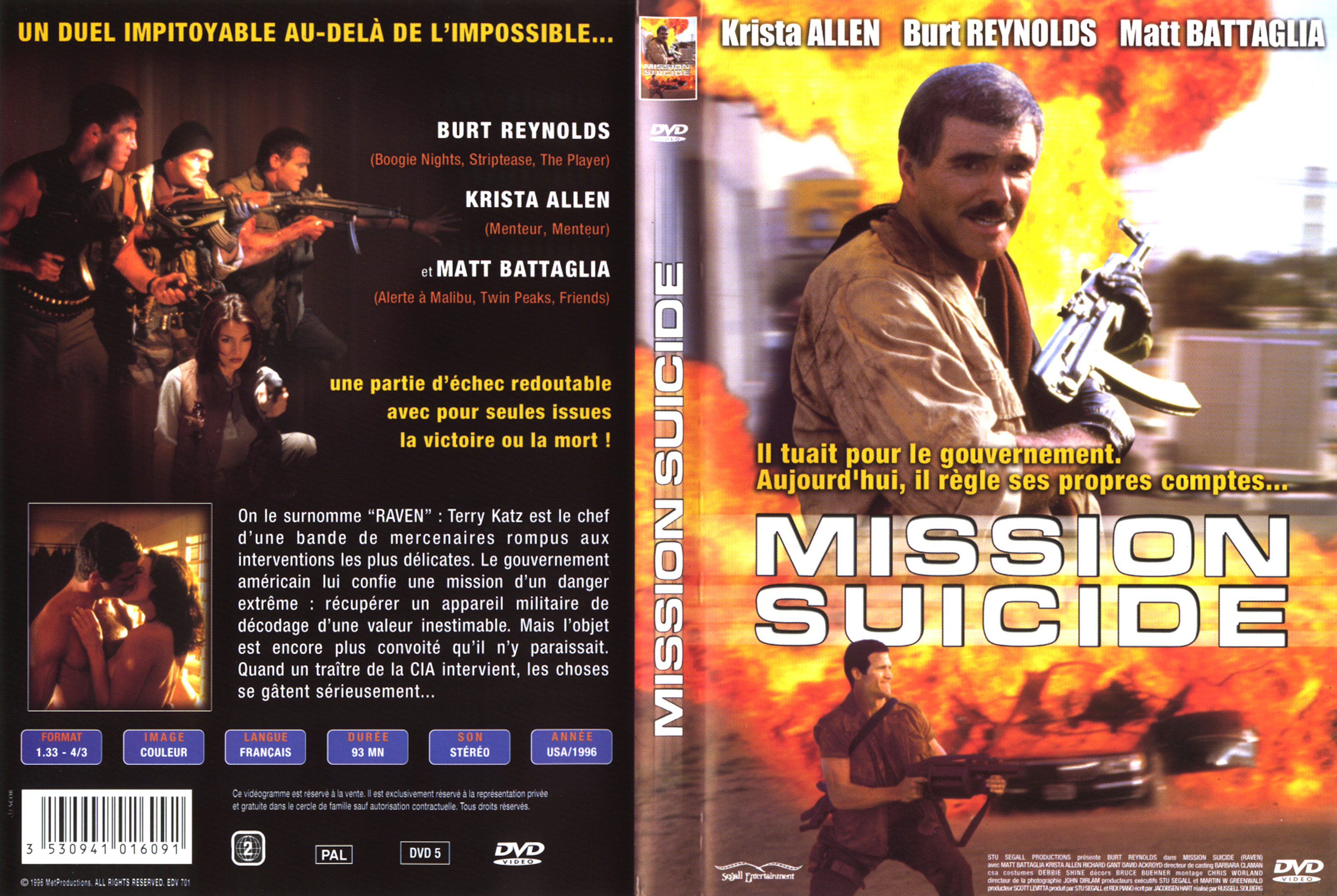 Jaquette DVD Mission suicide