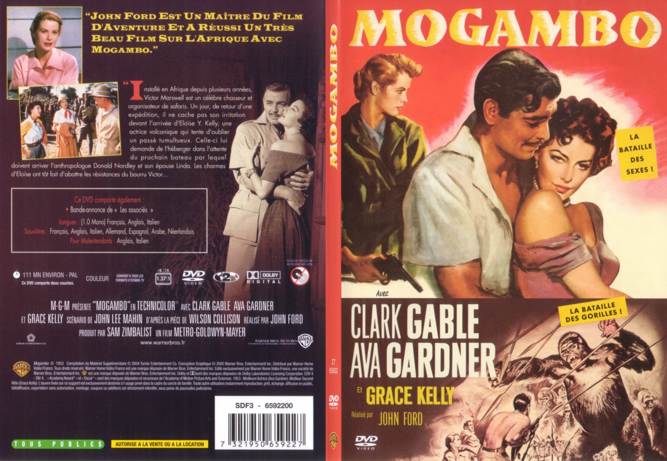 Jaquette DVD Mogambo - SLIM