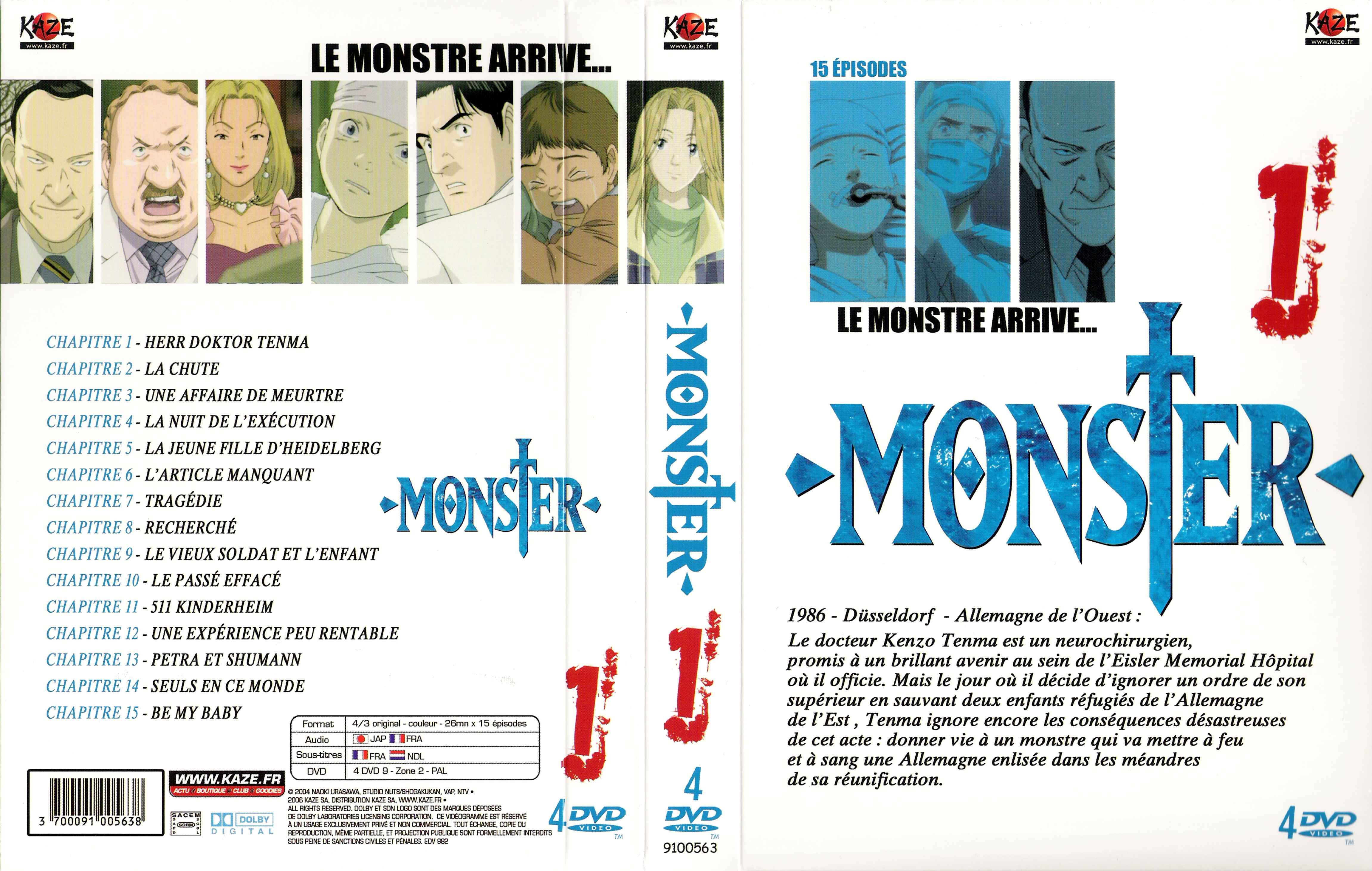 Jaquette DVD Monster (DA) COFFRET 1