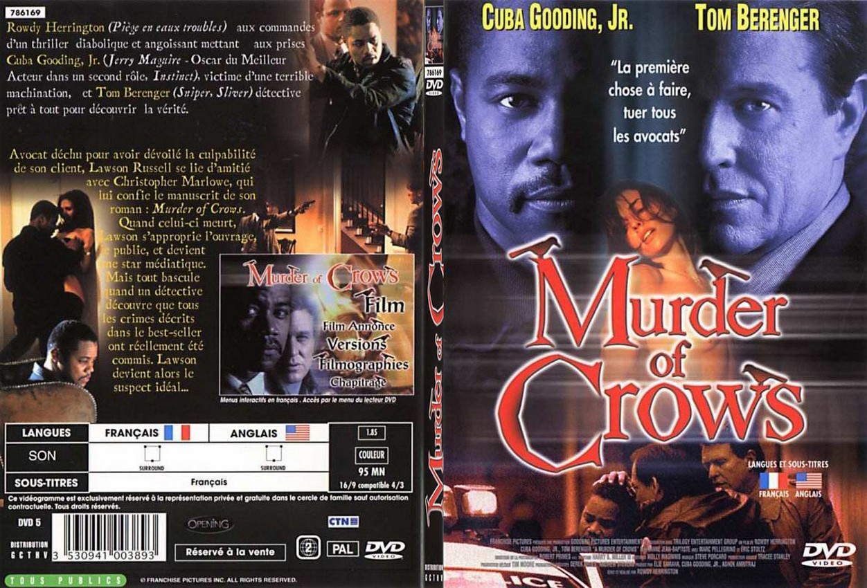 Jaquette DVD Murder of crows - SLIM