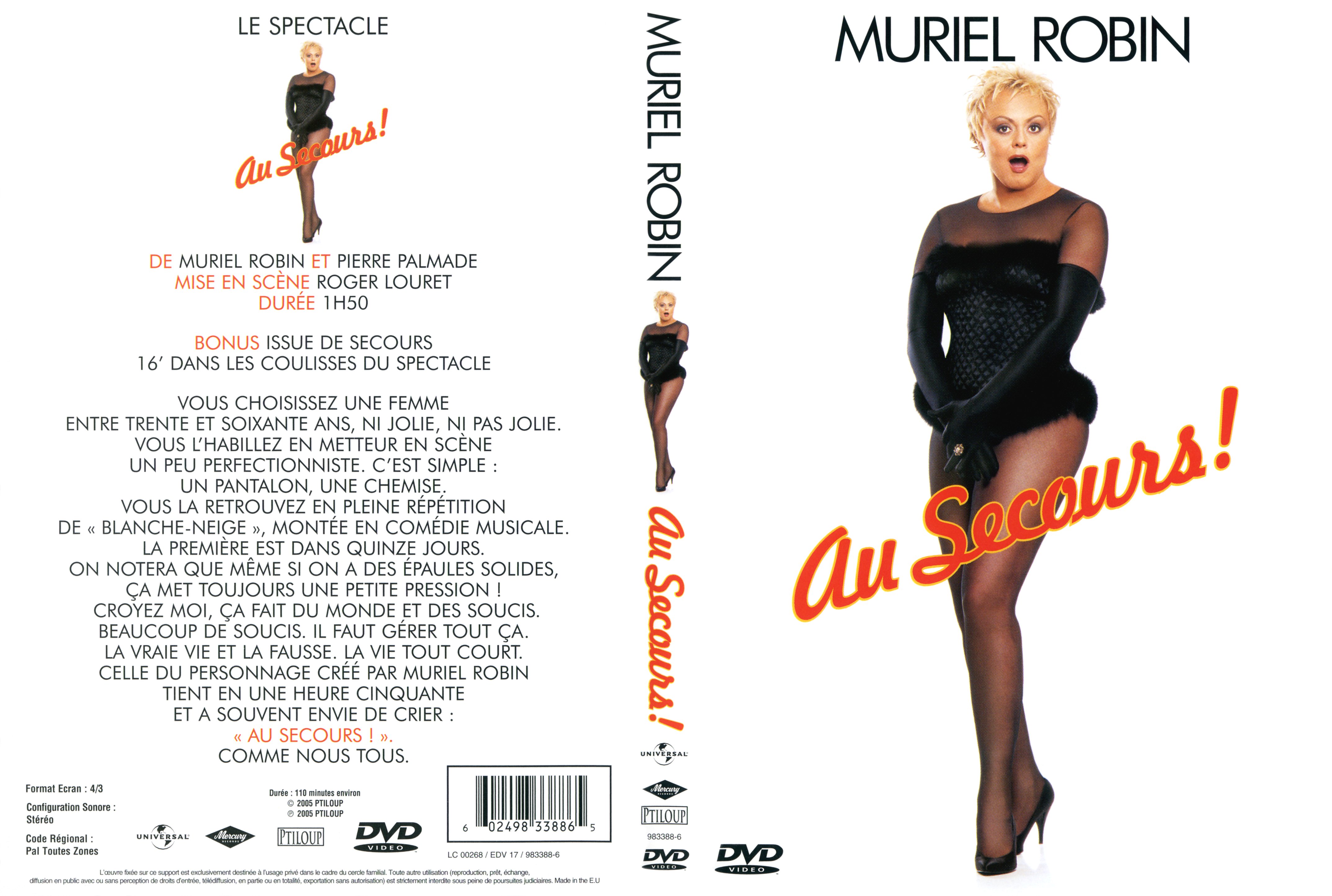 Jaquette DVD Muriel Robin au secours