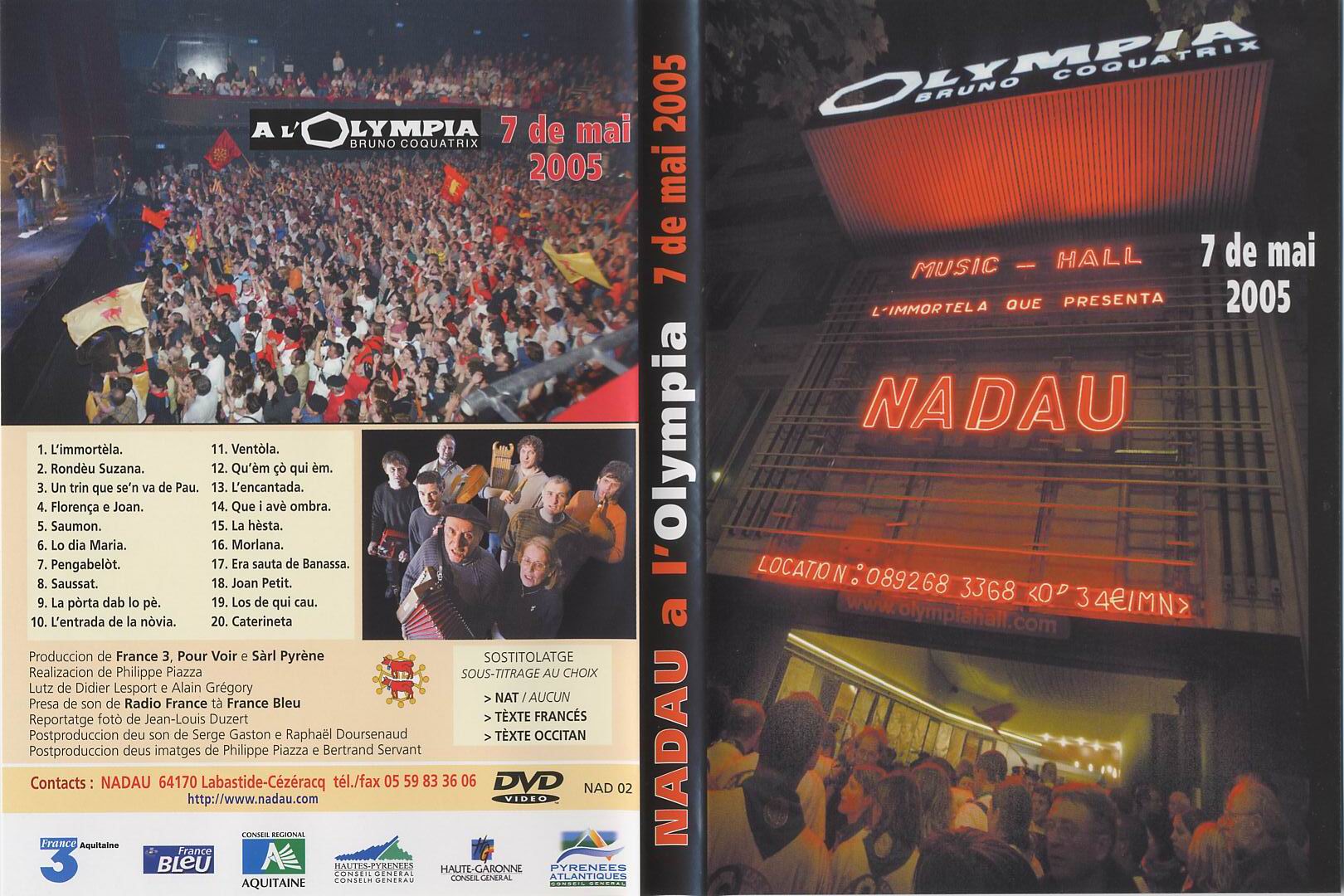 Jaquette DVD Nadau  l