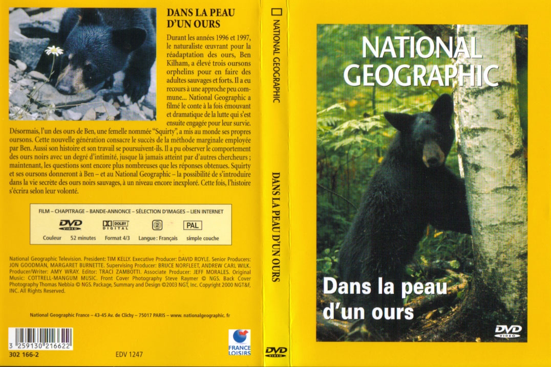 Jaquette DVD National Geographic - Dans la peau d