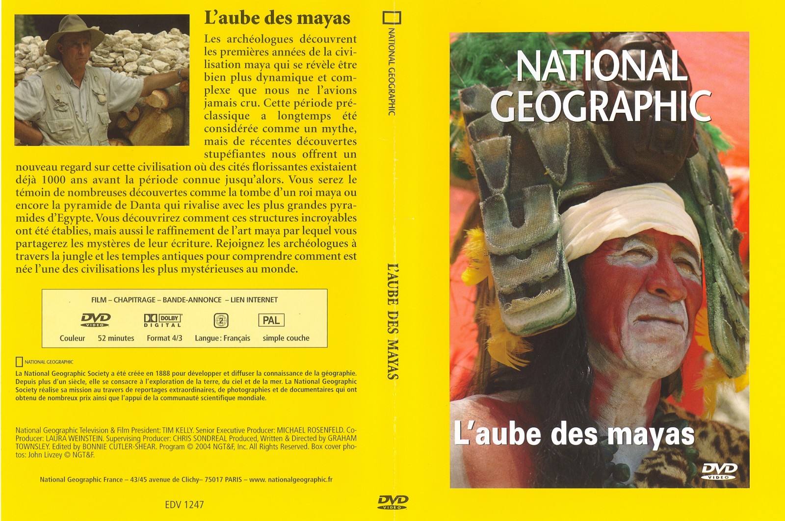 Jaquette DVD National Gographic - L