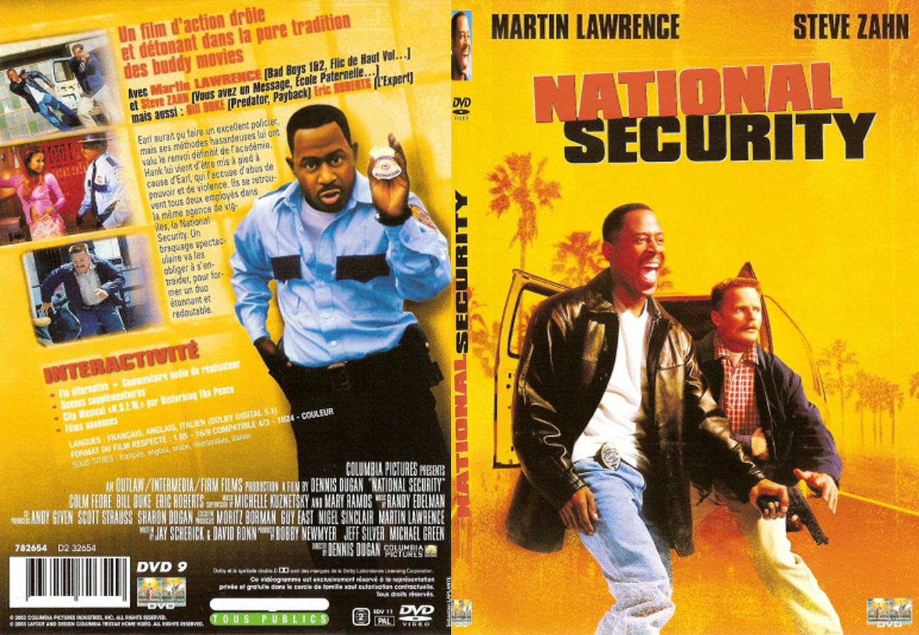 Jaquette DVD National security - SLIM
