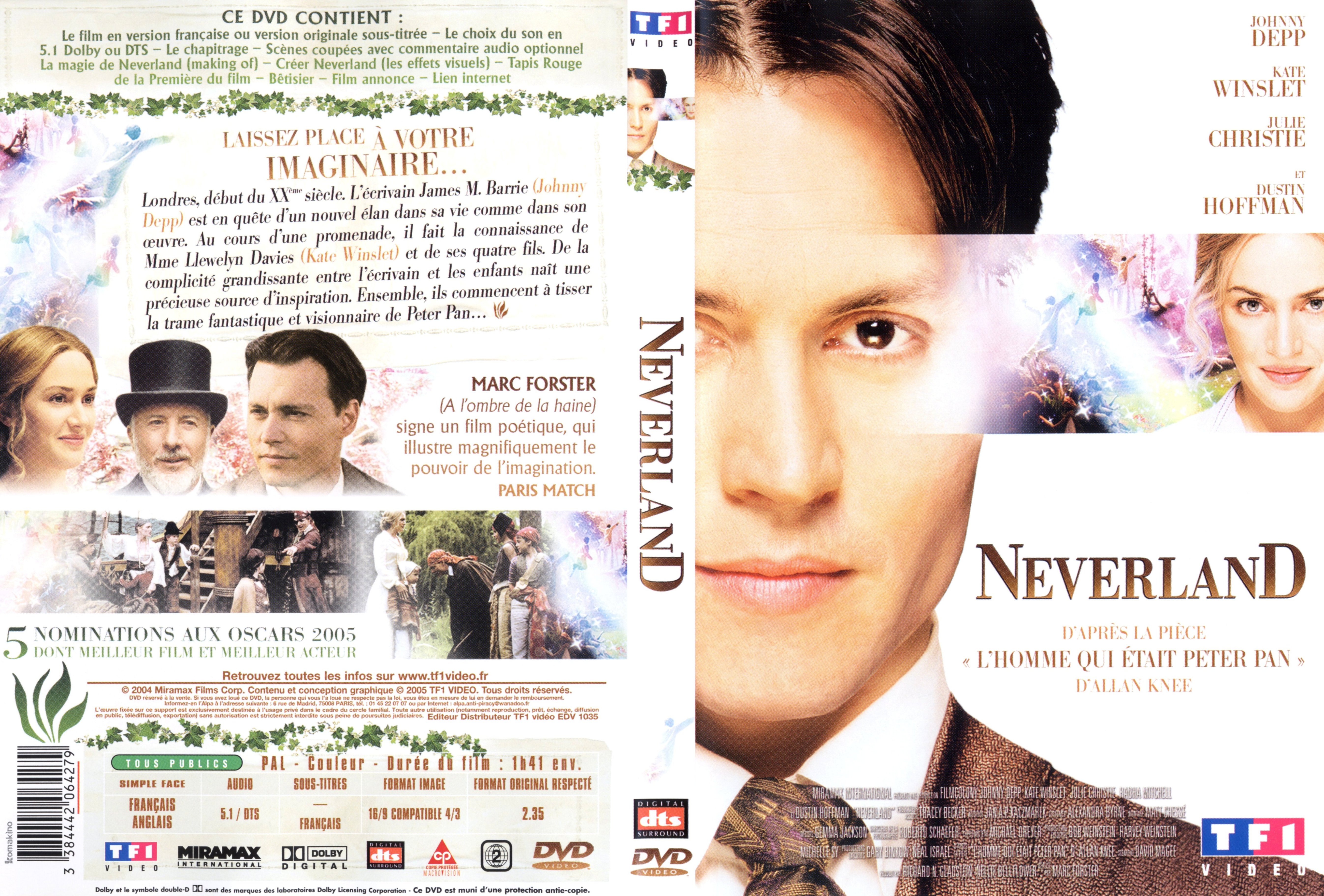 Jaquette DVD Neverland