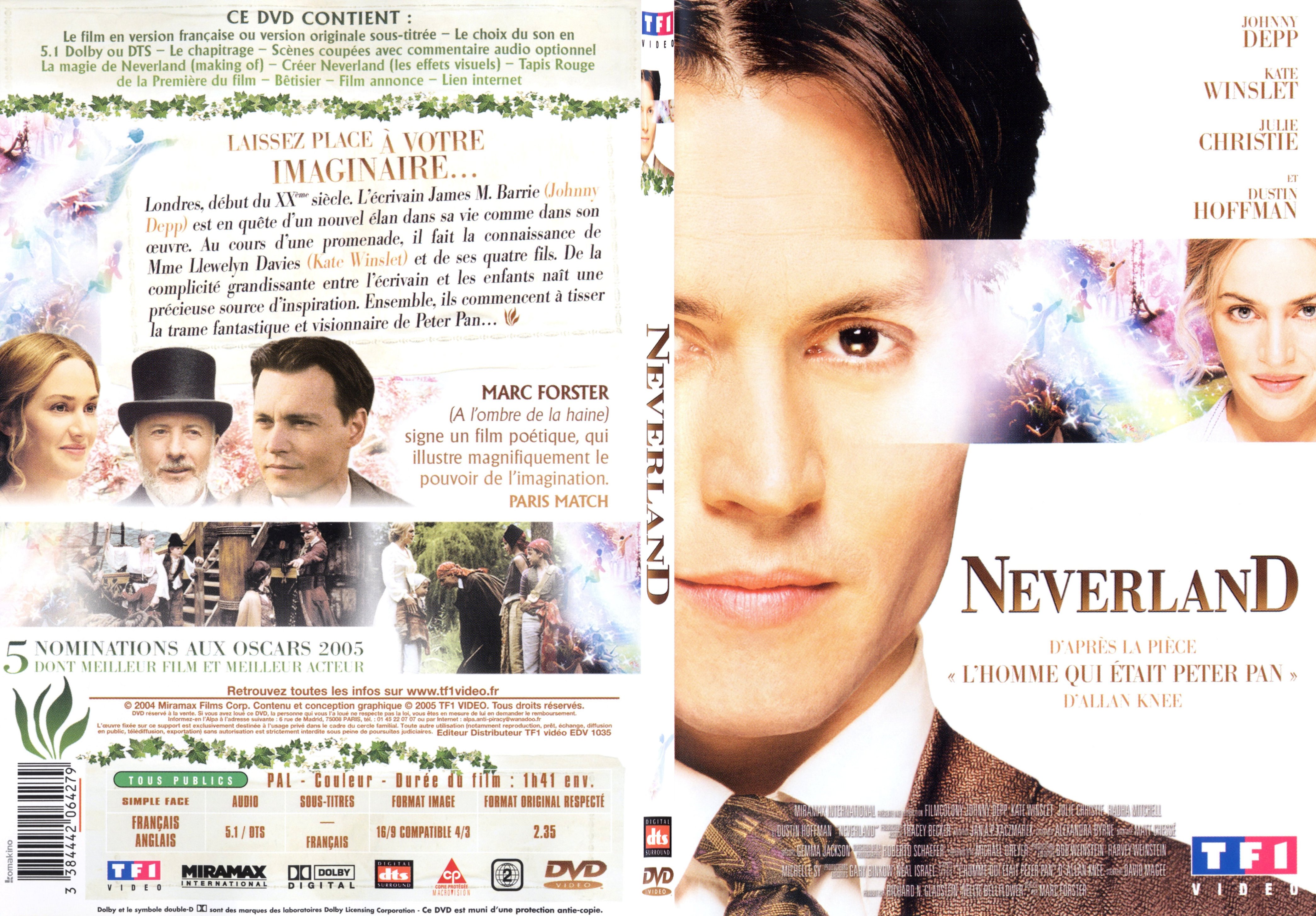 Jaquette DVD Neverland - SLIM