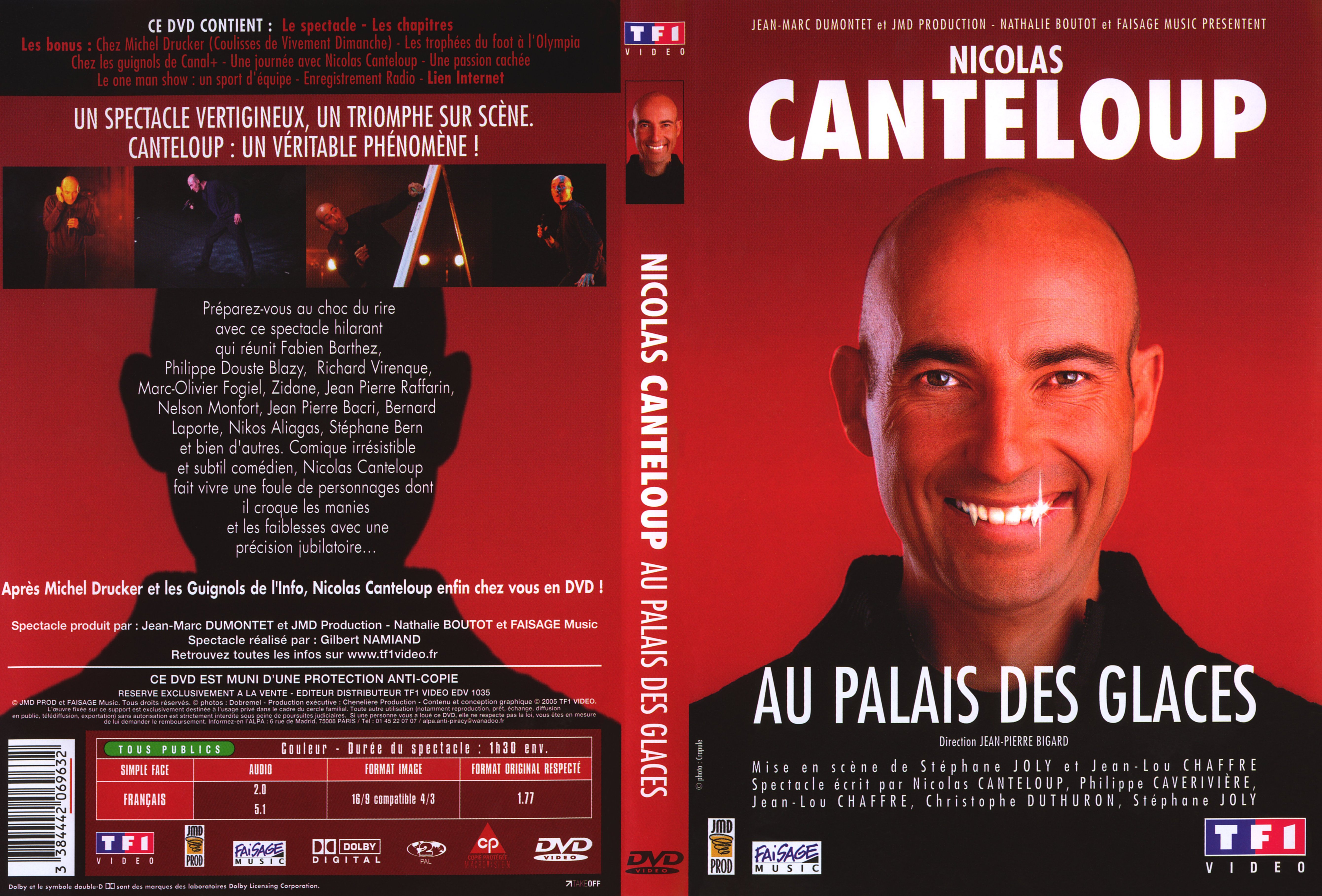 Jaquette DVD Nicolas Canteloup - Au palais des glaces