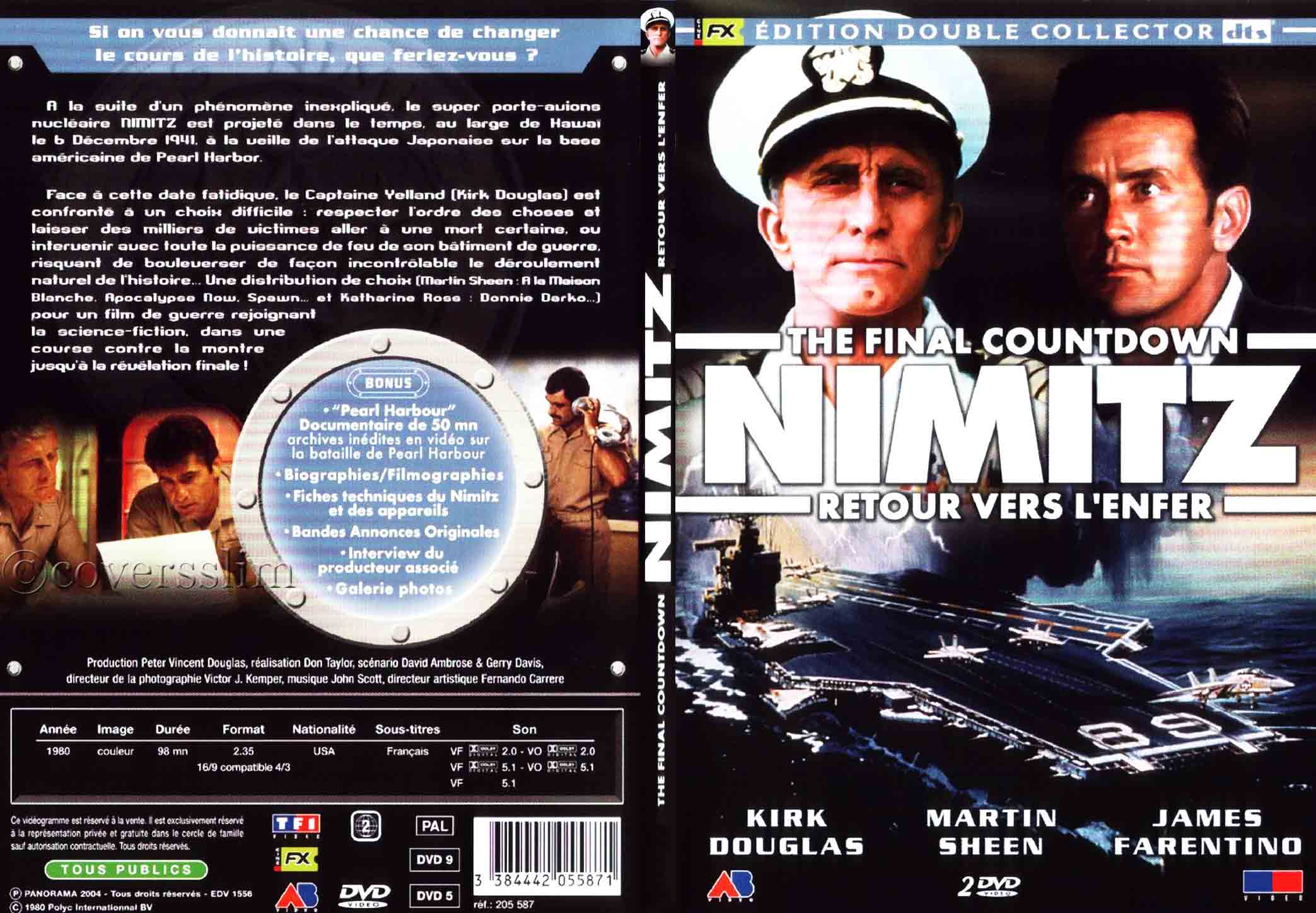 Jaquette DVD Nimitz retour vers l