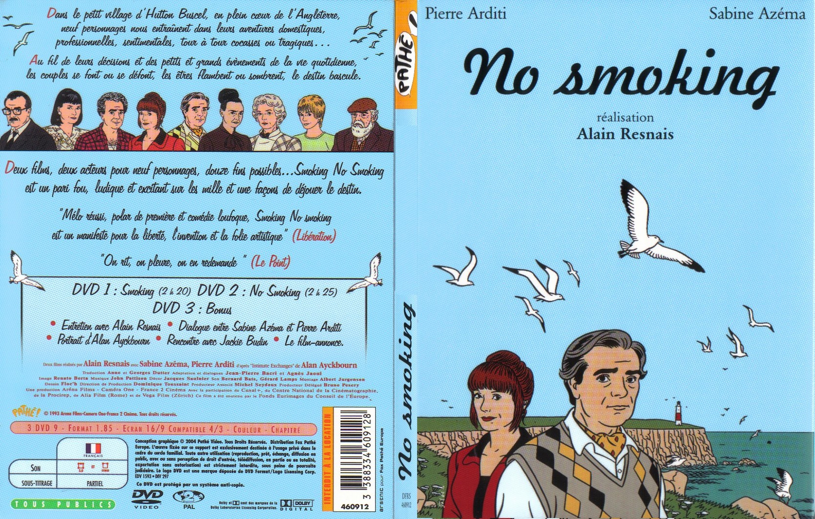 Jaquette DVD No smoking - SLIM