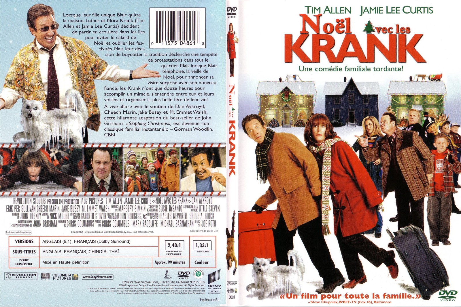 Jaquette DVD Noel avec les Krank - SLIM
