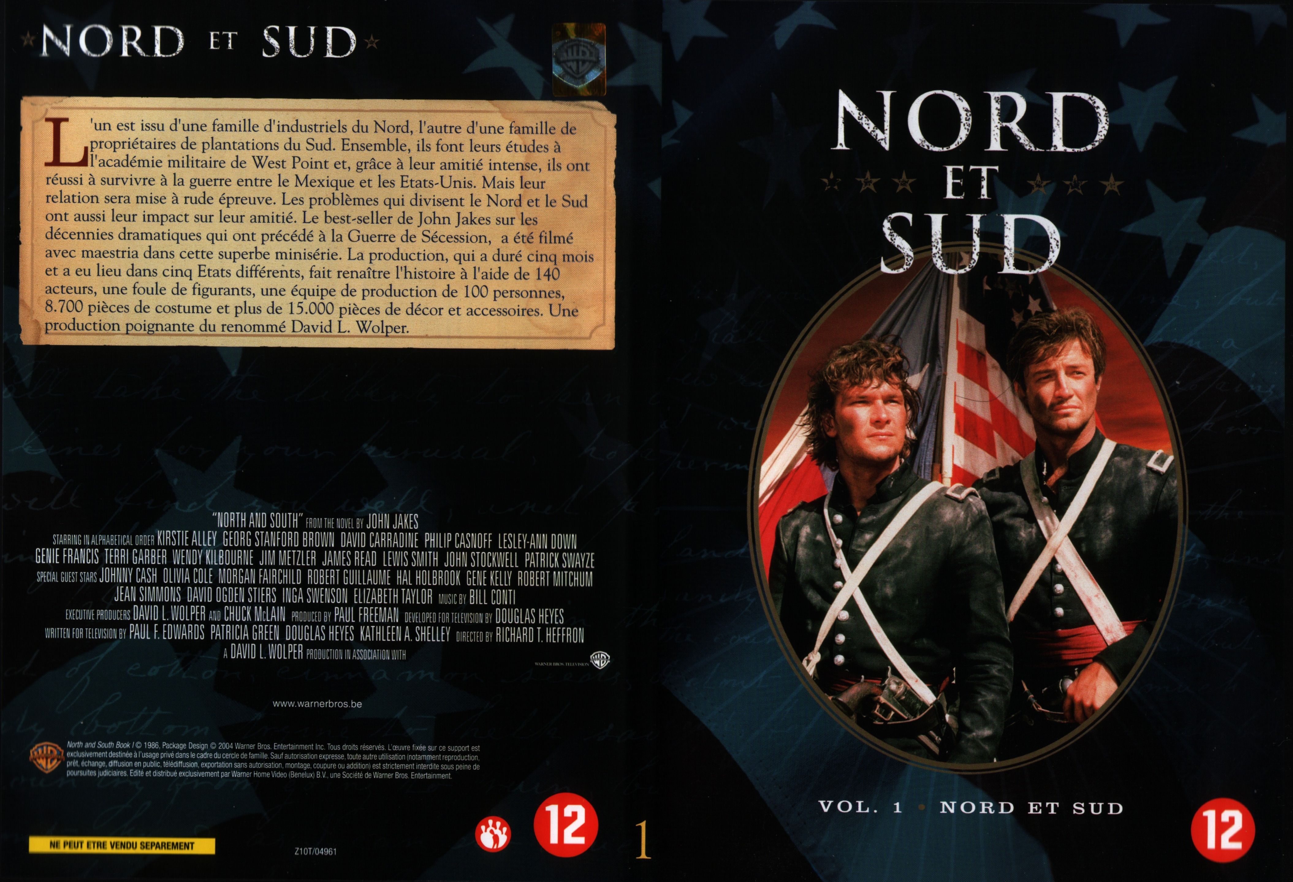 Jaquette DVD Nord et sud vol 1 dvd 1
