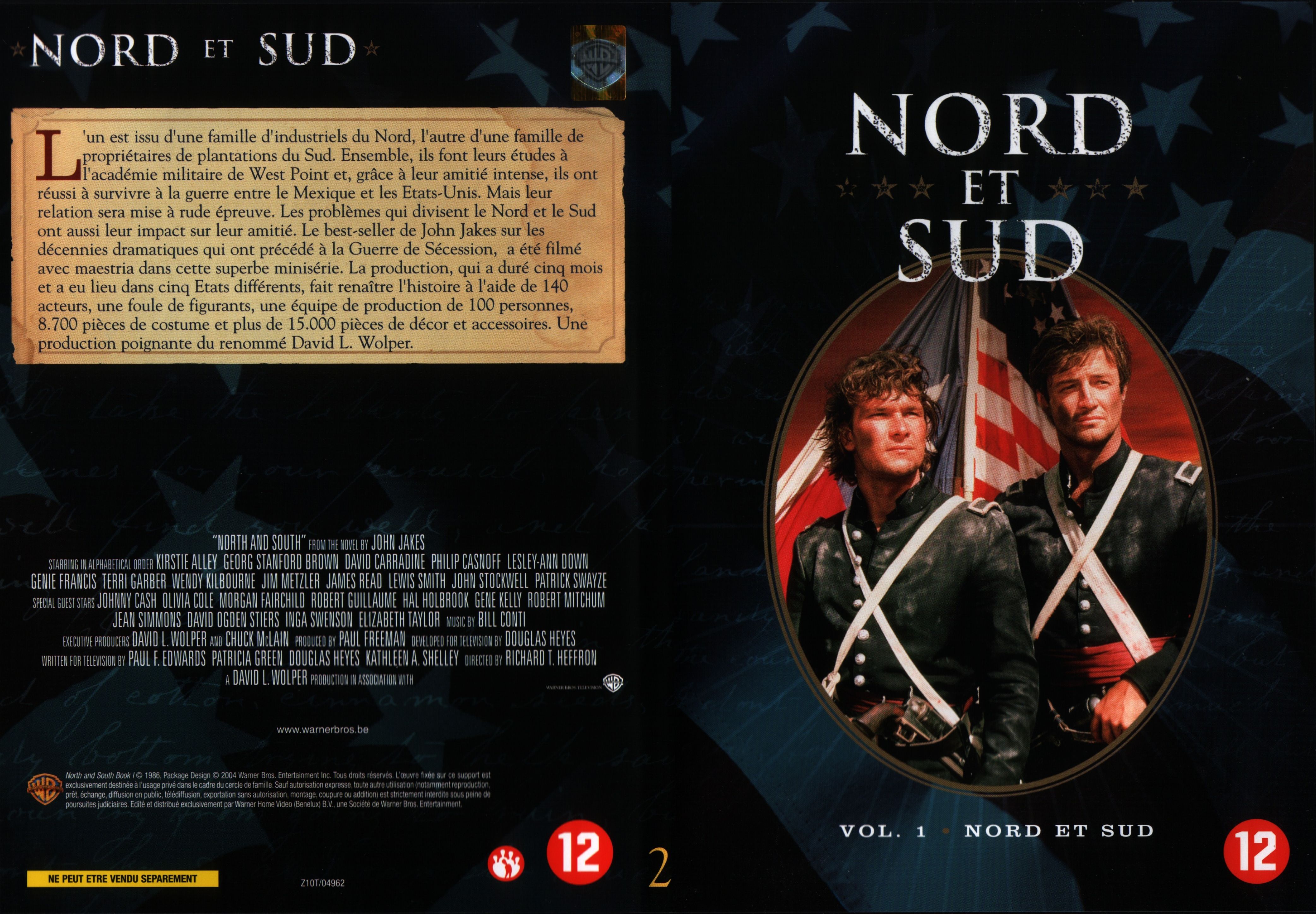 Jaquette DVD Nord et sud vol 1 dvd 2