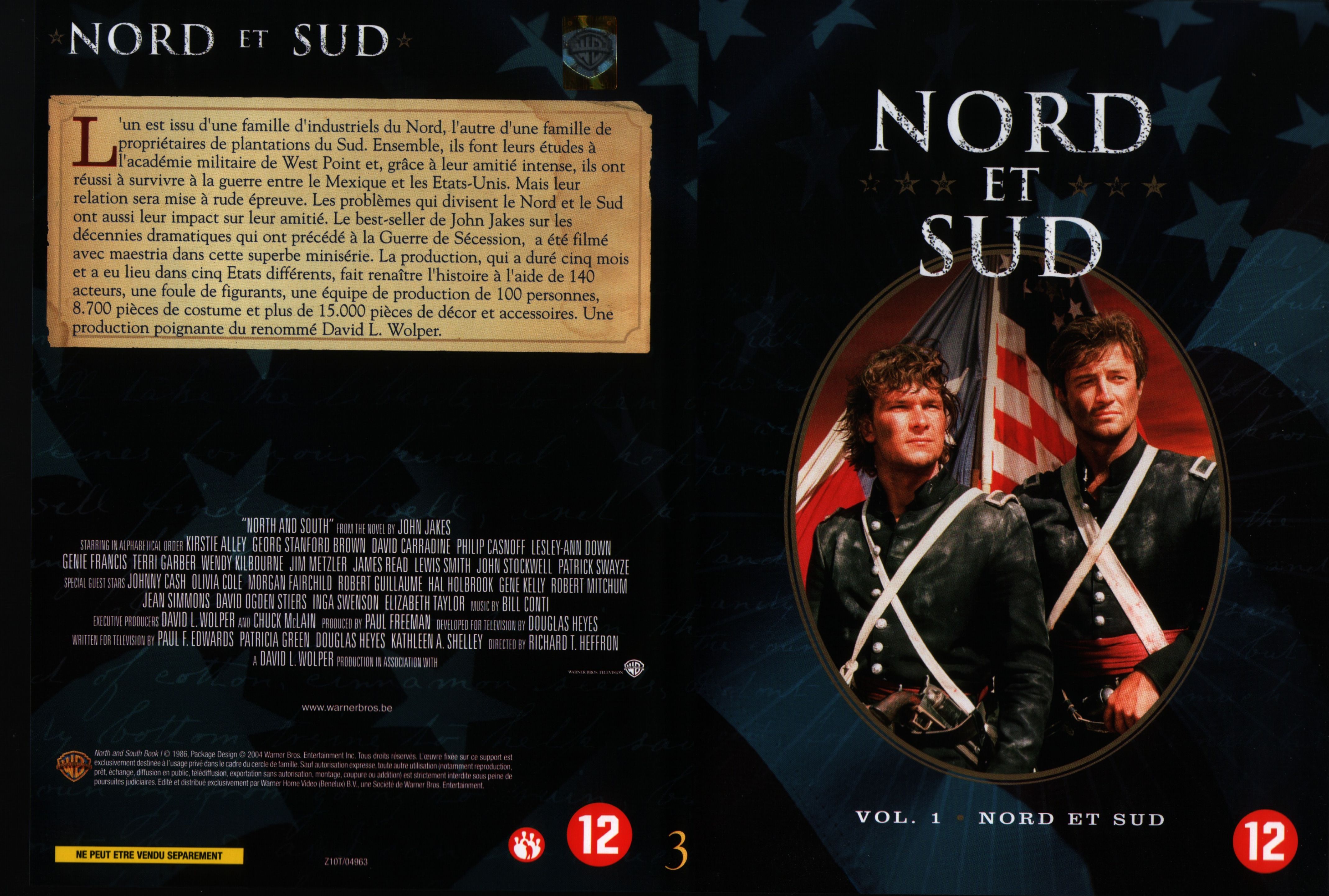 Jaquette DVD Nord et sud vol 1 dvd 3