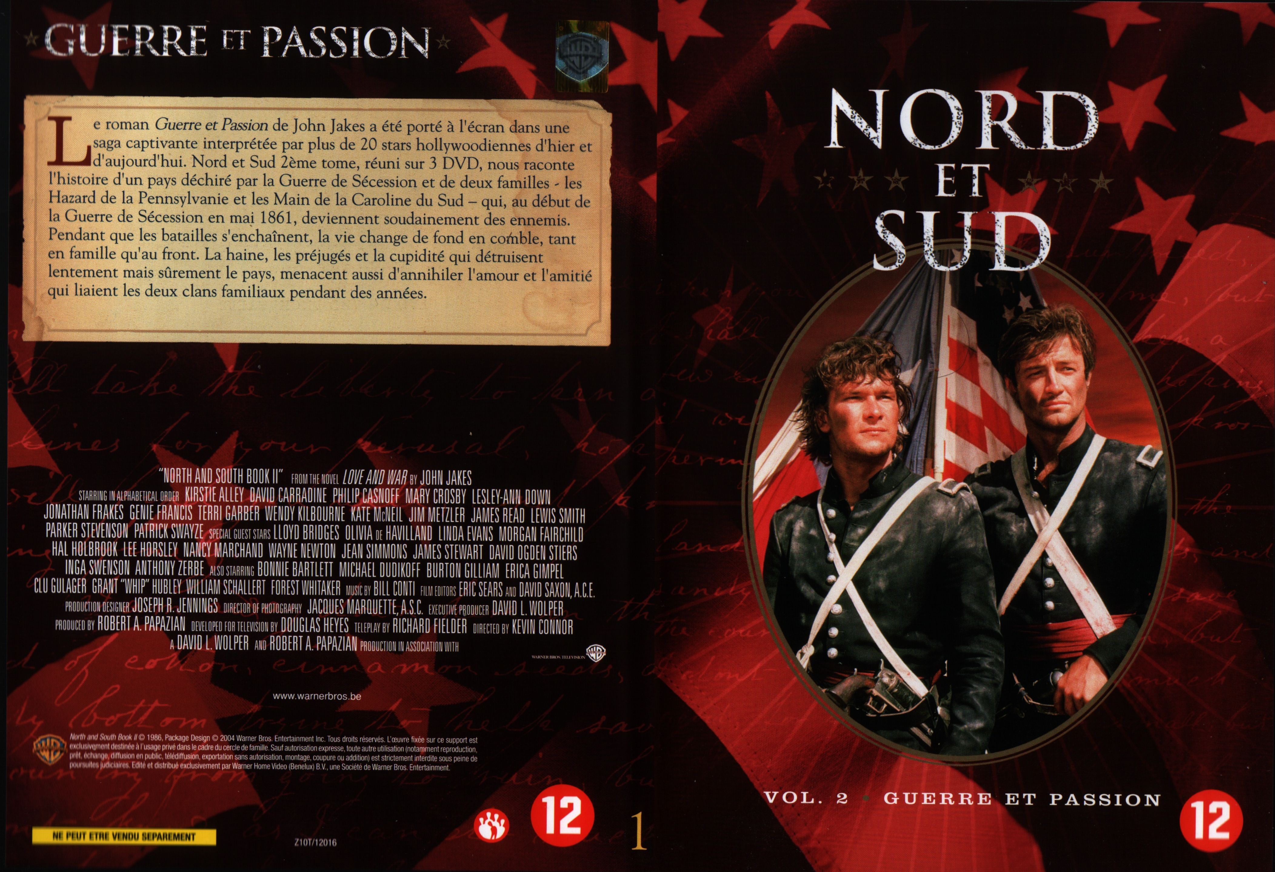 Jaquette DVD Nord et sud vol 2 dvd 1