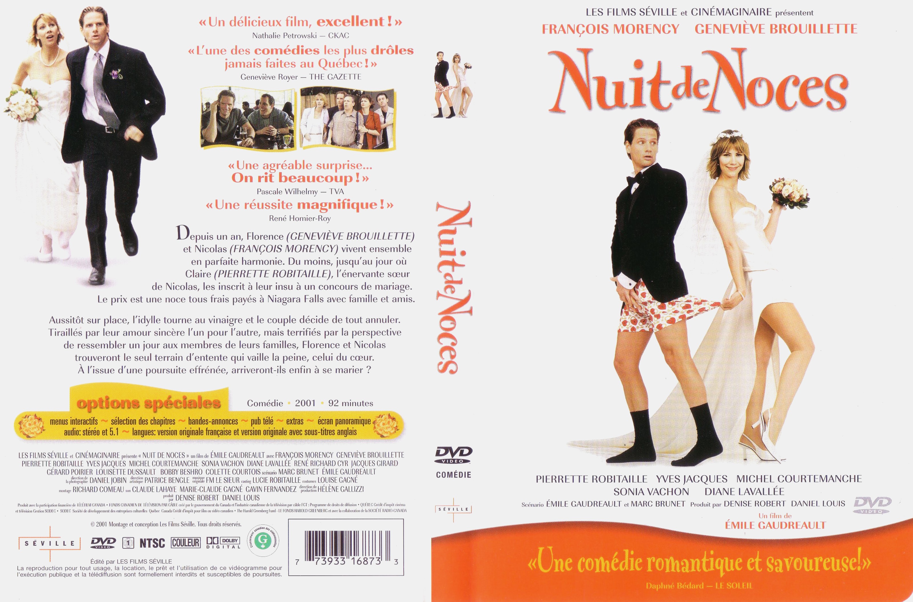 Jaquette DVD Nuit de noces