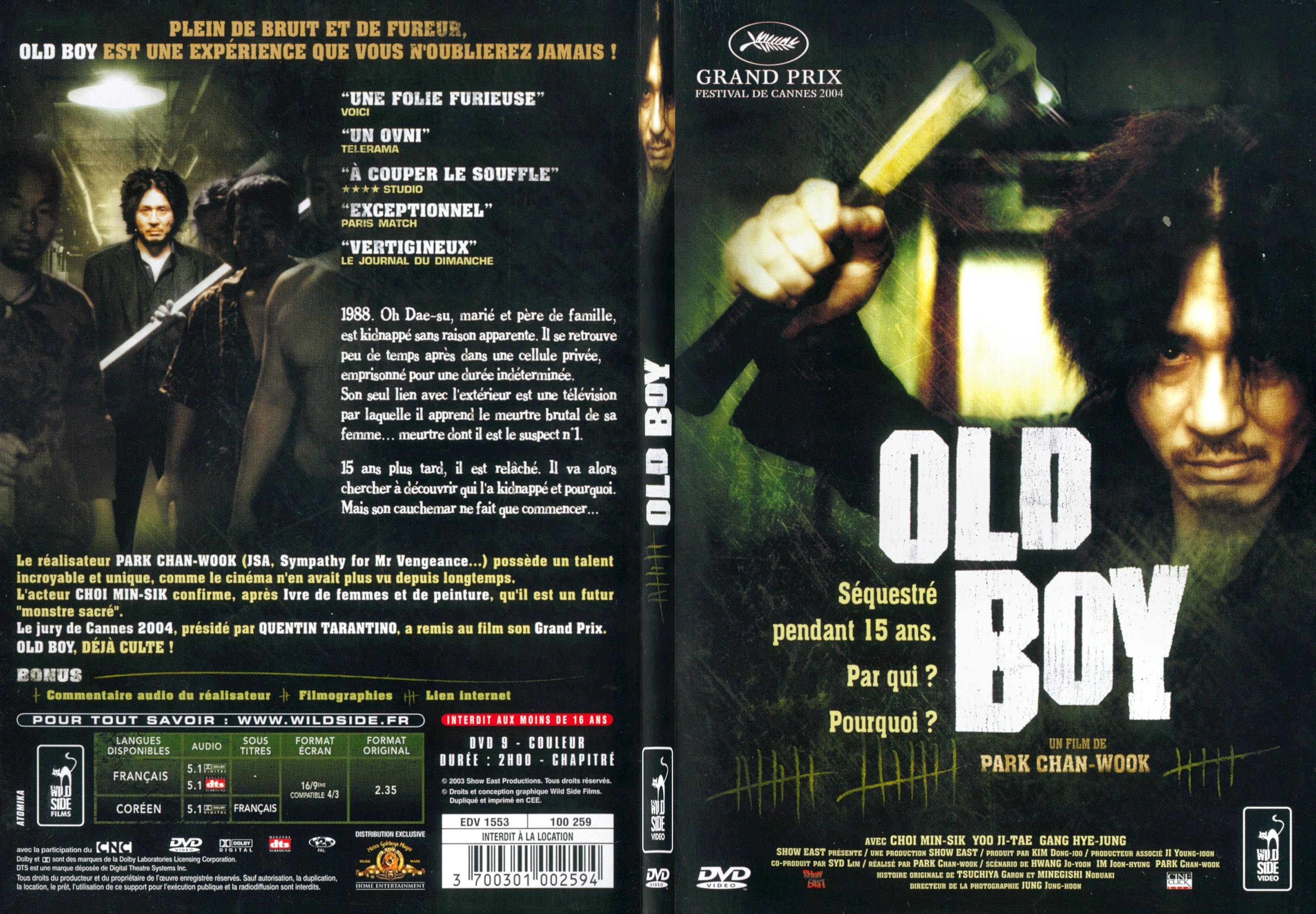 Jaquette DVD Old boy - SLIM