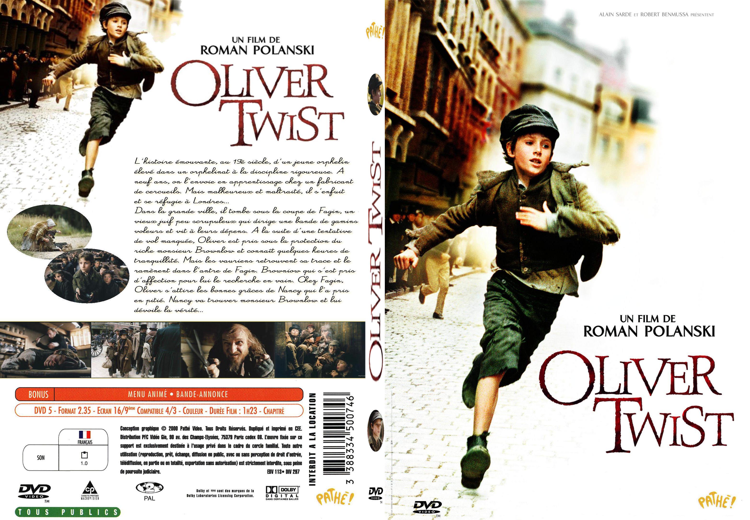 Jaquette DVD Oliver Twist (Polanski) - SLIM