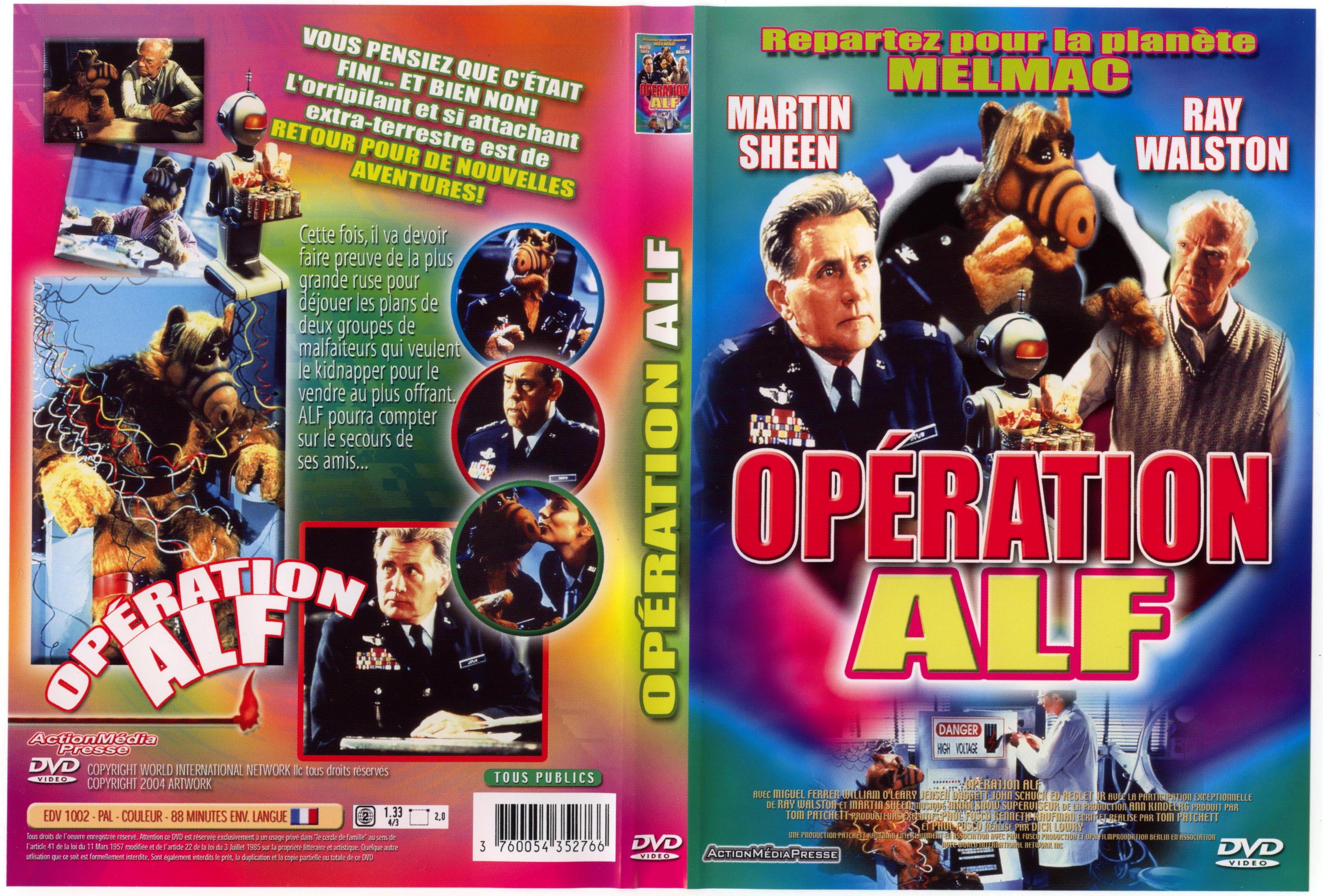 Jaquette DVD Operation ALF