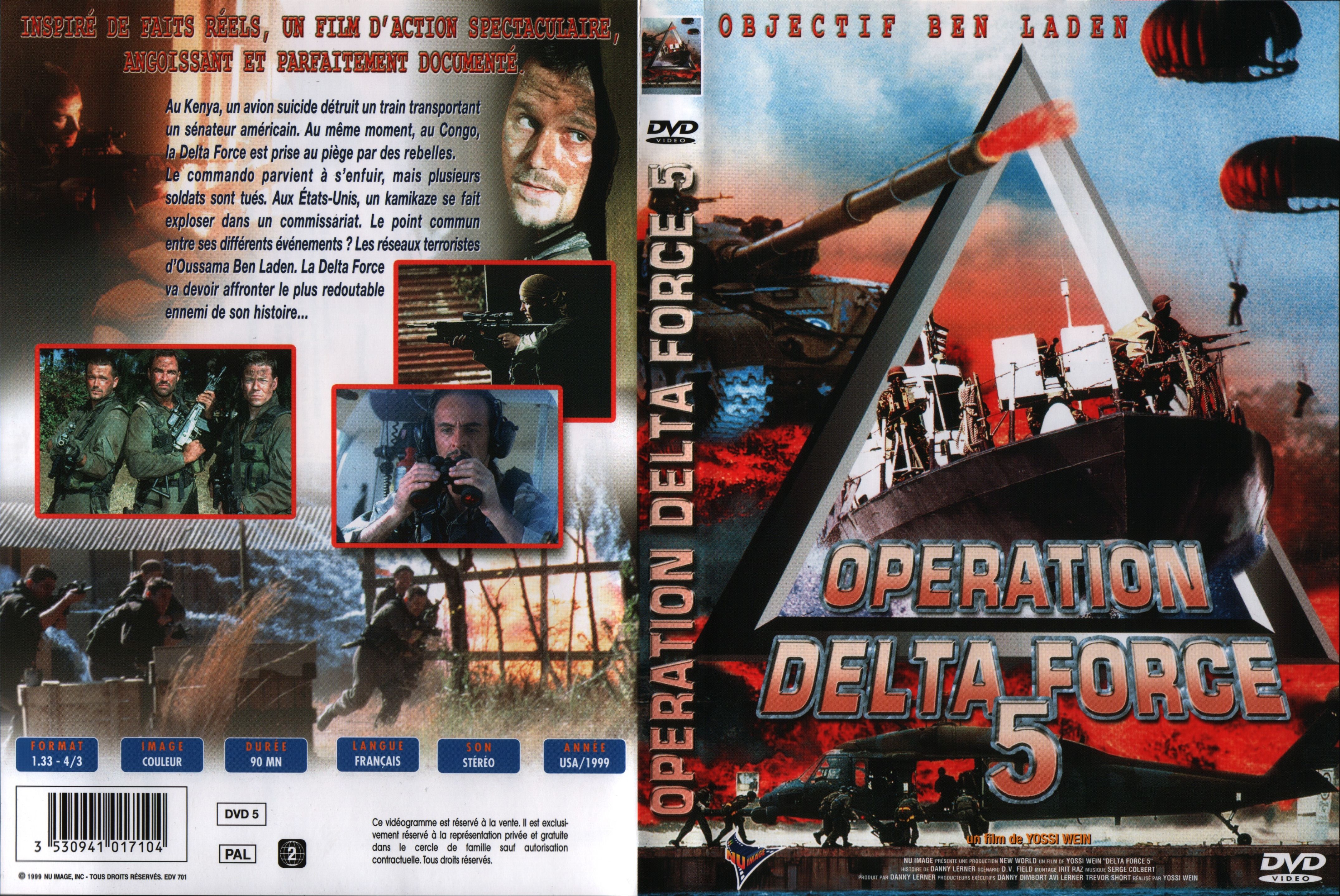 Jaquette DVD Opration delta force 5