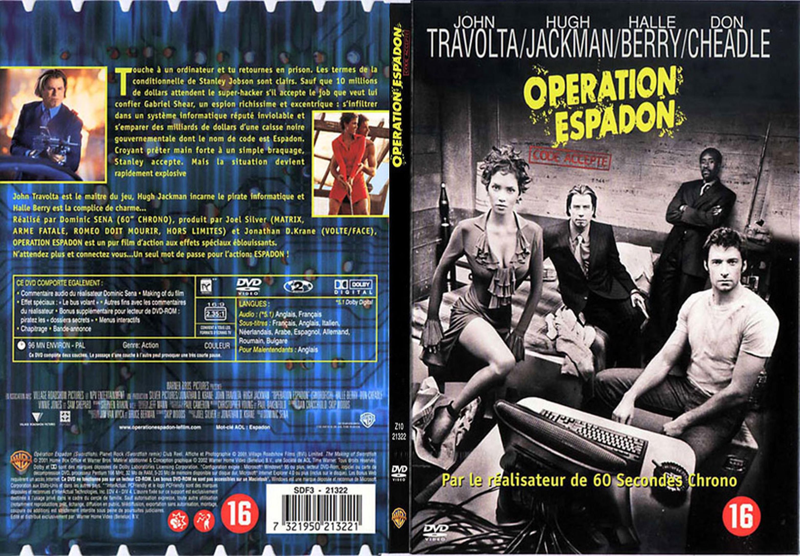 Jaquette DVD Operation espadon - SLIM
