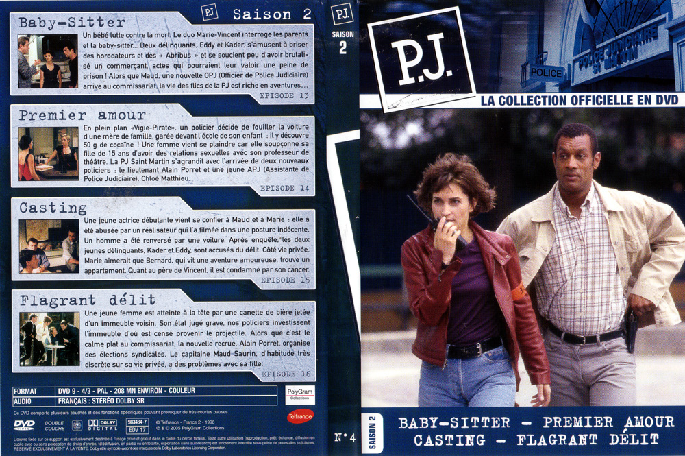 Jaquette DVD PJ saison 1 vol 4