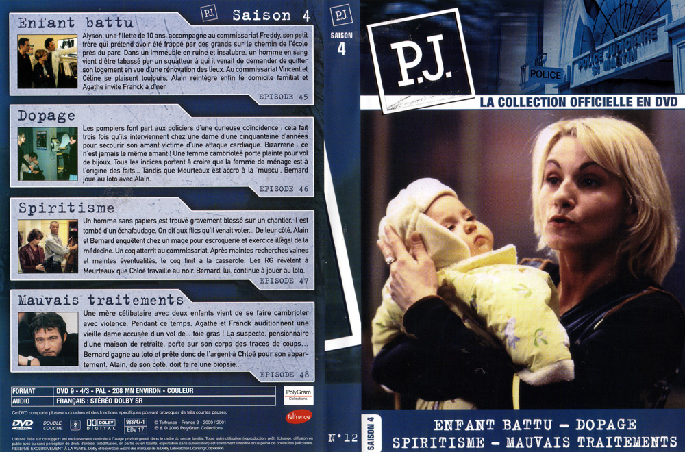 Jaquette DVD PJ saison 4 vol 12