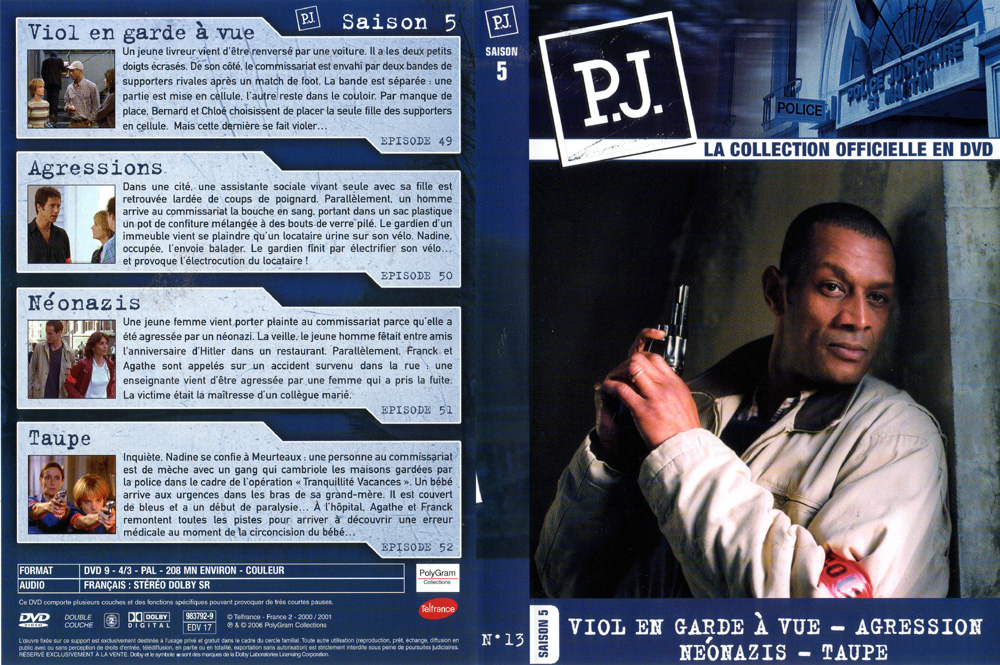 Jaquette DVD PJ saison 4 vol 13