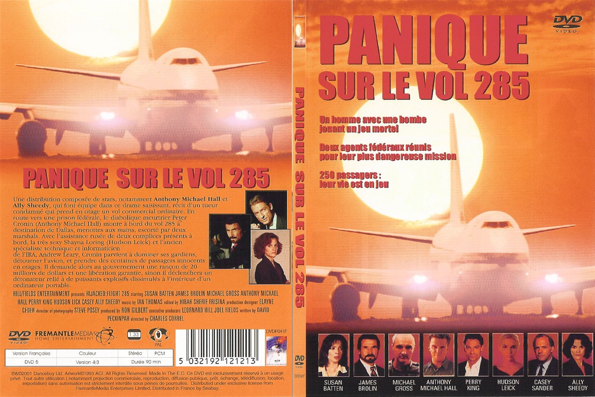 Jaquette DVD Panique sur le vol 285 - SLIM