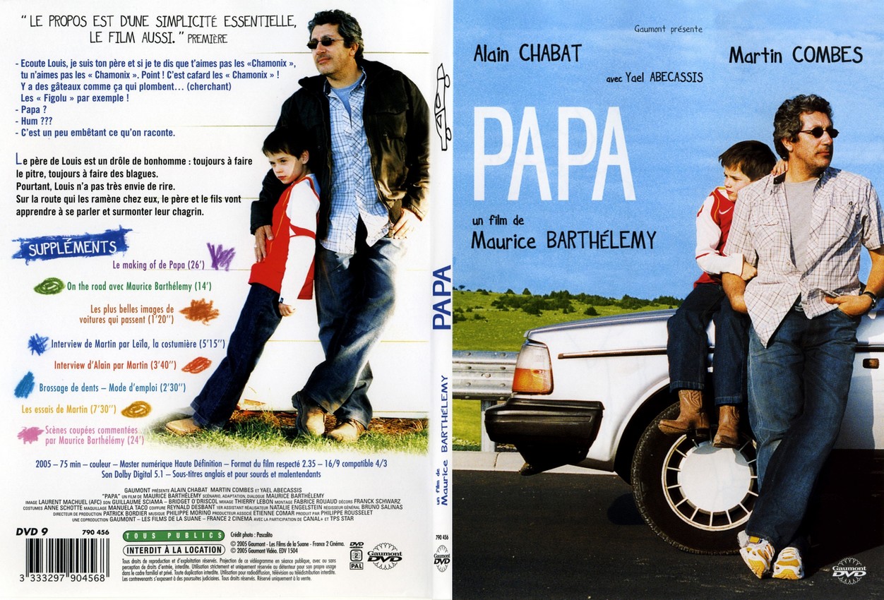 Jaquette DVD Papa - SLIM