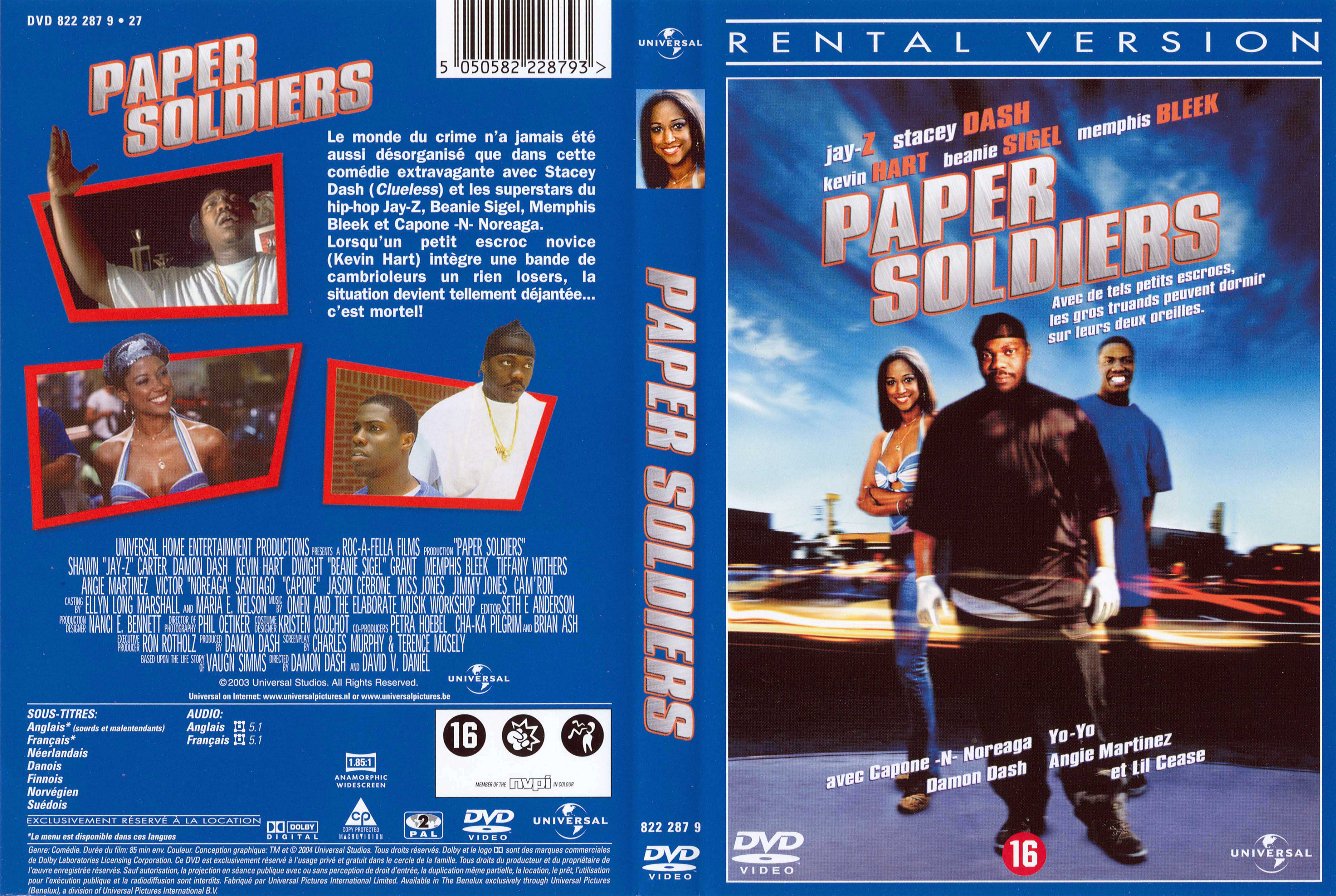 Jaquette DVD Paper soldiers